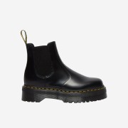 Dr. Martens Women 2976 Smooth Leather Platform Chelsea Boots Black