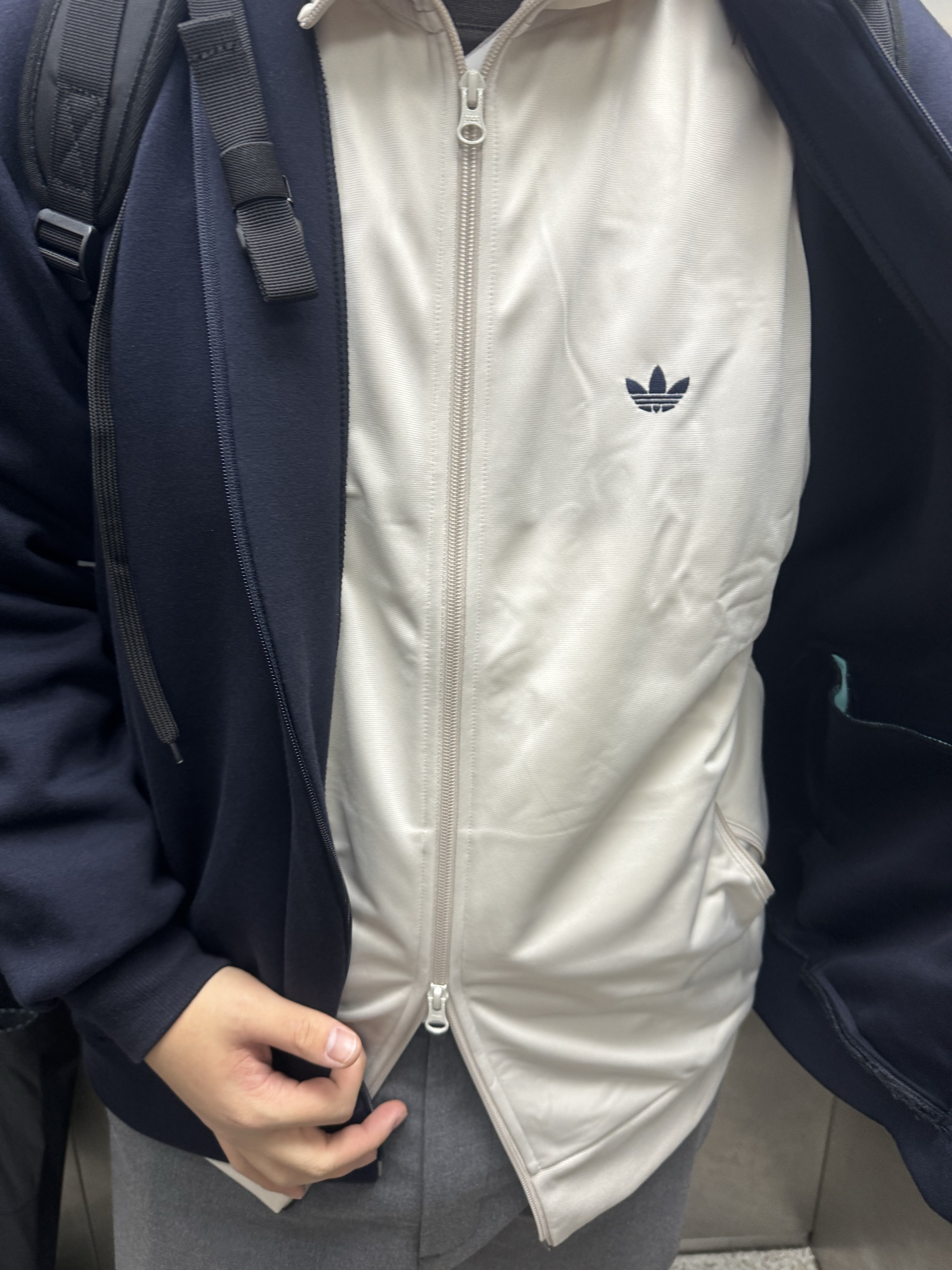 Adidas Originals Beckenbauer Track Top Bliss - KR Sizing 착용 스타일