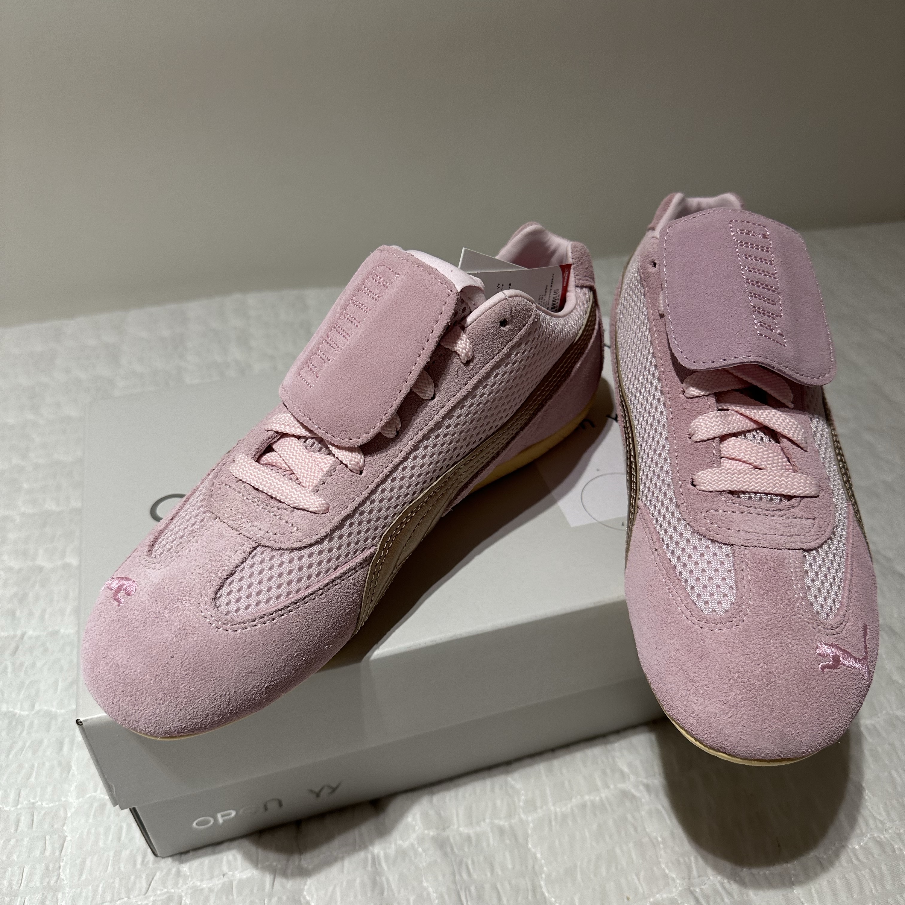 Puma x Open Yy Speedcat Whisp of Pink Chamomile 착용 스타일 - 1