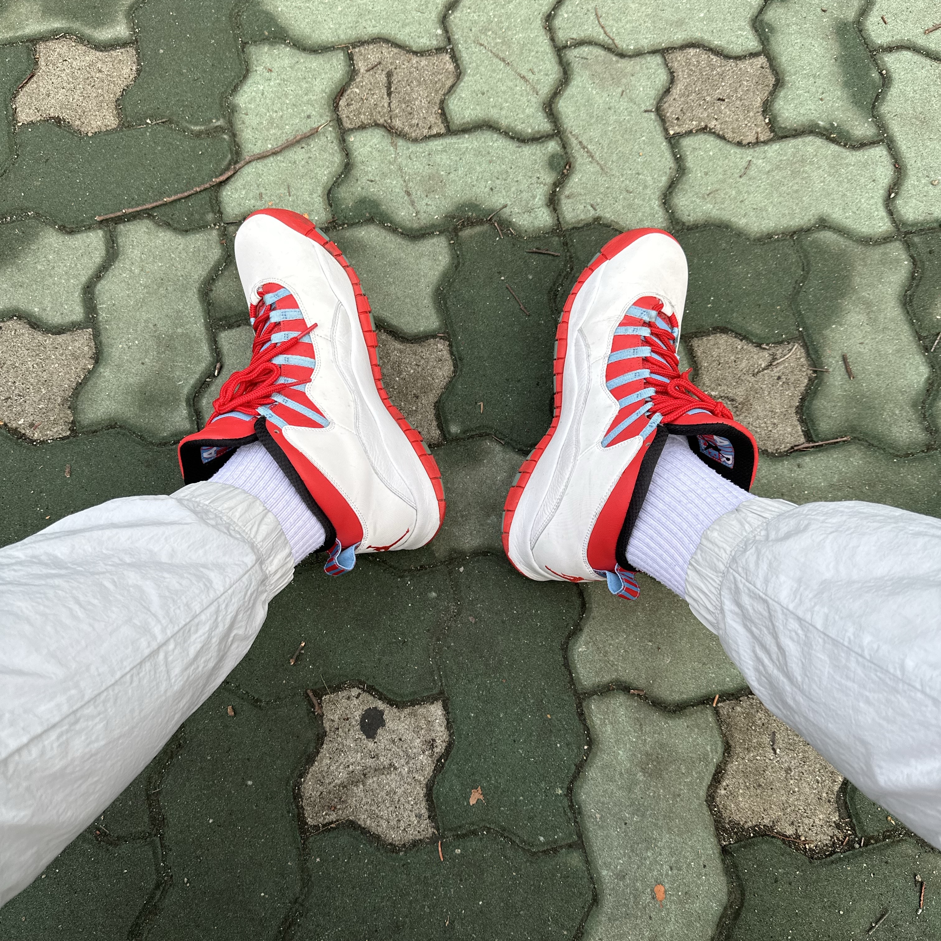 Jordan 10 Retro Chicago Flag 착용 스타일 - 2