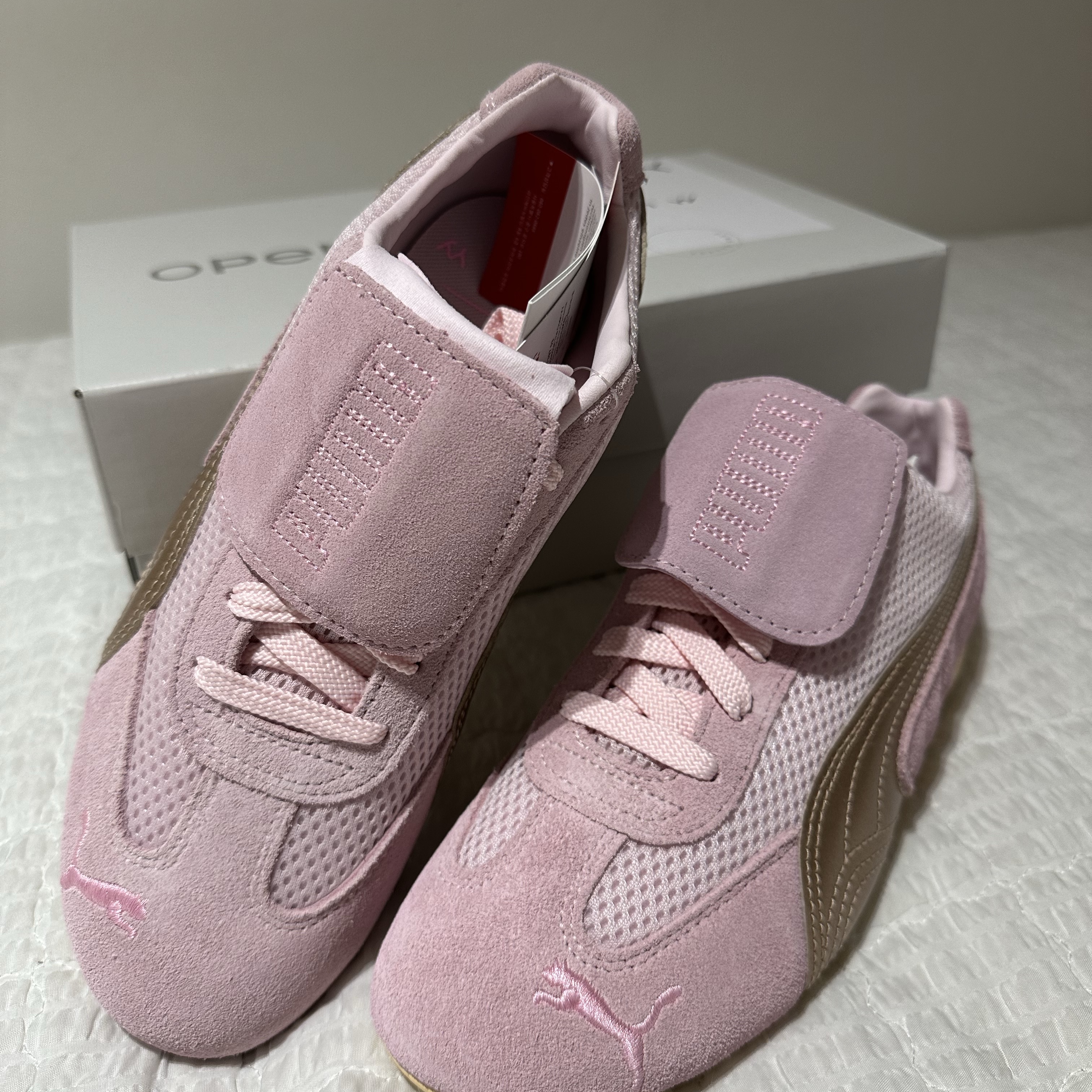 Puma x Open Yy Speedcat Whisp of Pink Chamomile 착용 스타일 - 2