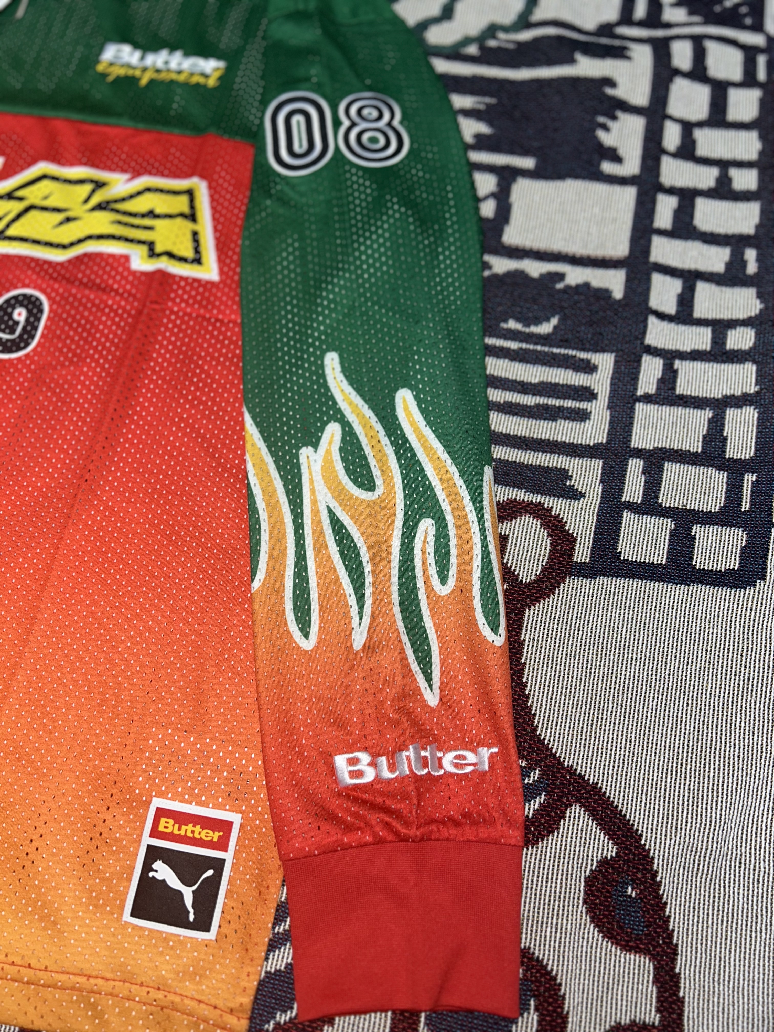 Puma x Butter Goods 15Year Jersey For All Time Red 착용 스타일 - 2