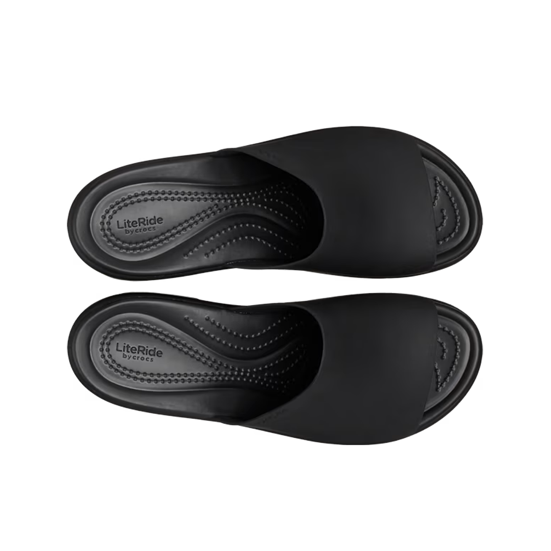 (W) 크록스 브루클린 슬라이드 힐 블랙((W) Crocs Brooklyn Slide Heel Black) - 2