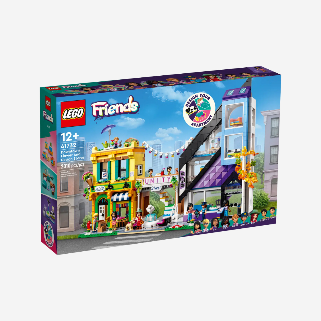 레고 프렌즈 다운타운 스퀘어(Lego Friends Downtown Flower and Design Stores) - 2