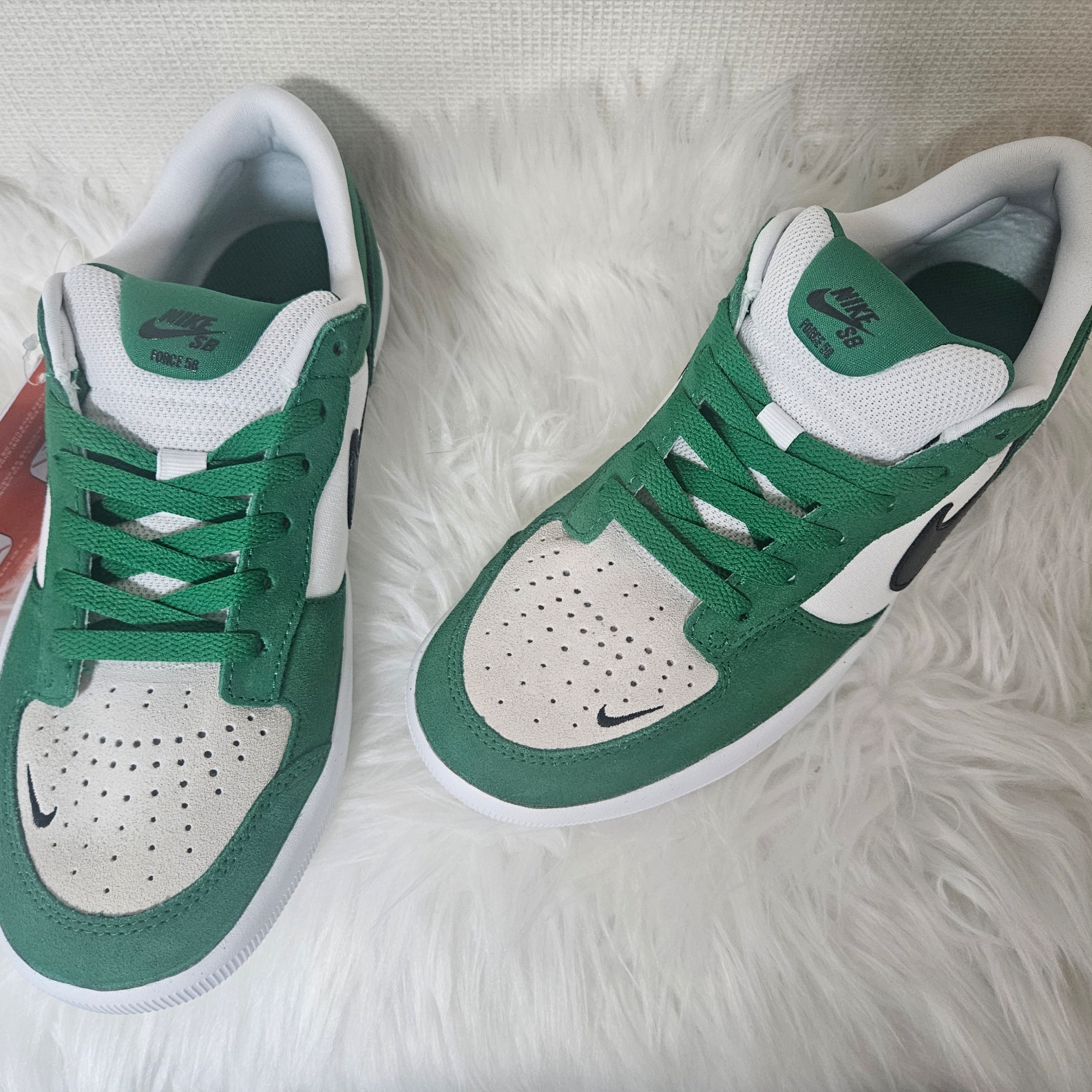 Nike SB Force 58 Pine Green Black 착용 스타일