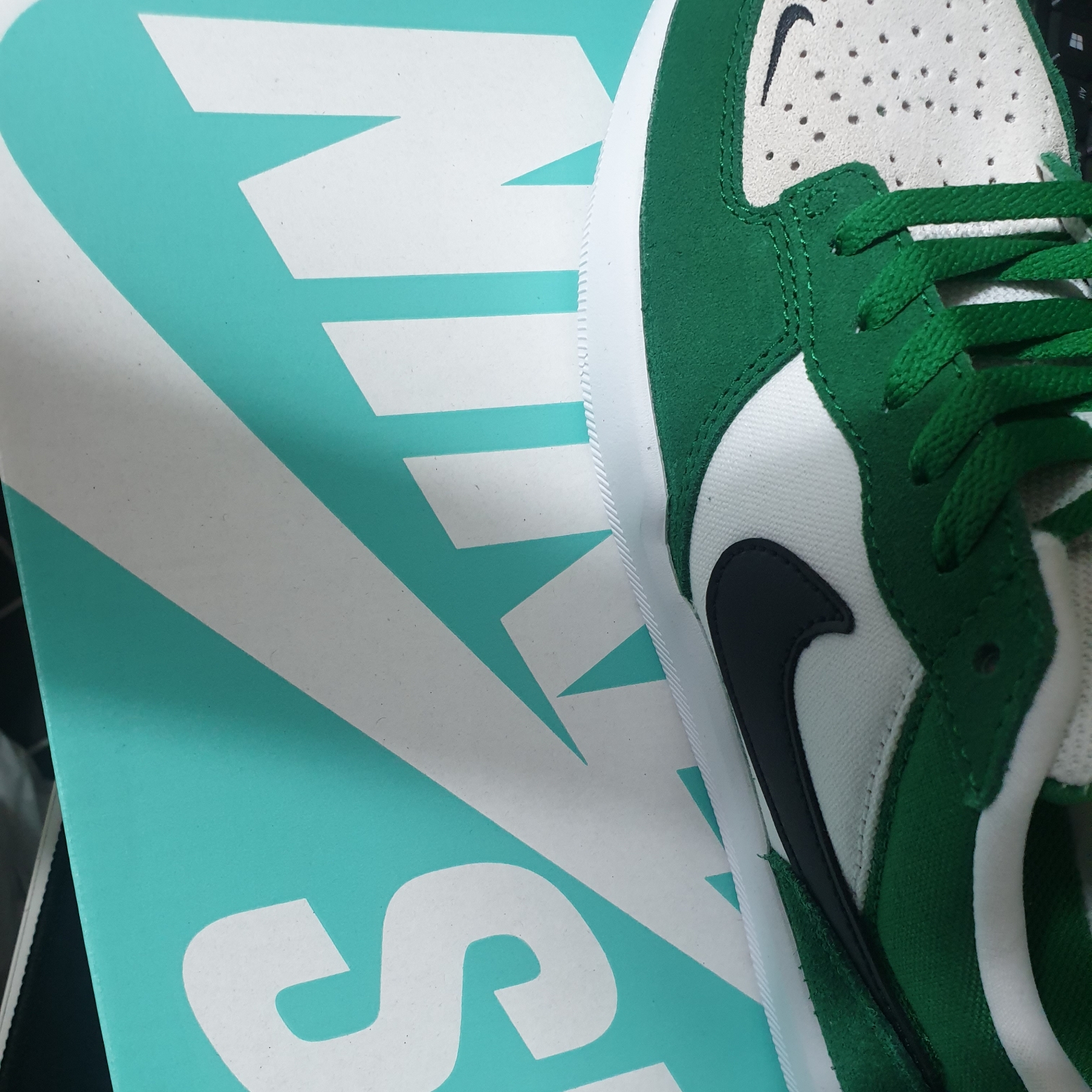 Nike SB Force 58 Pine Green Black 착용 스타일