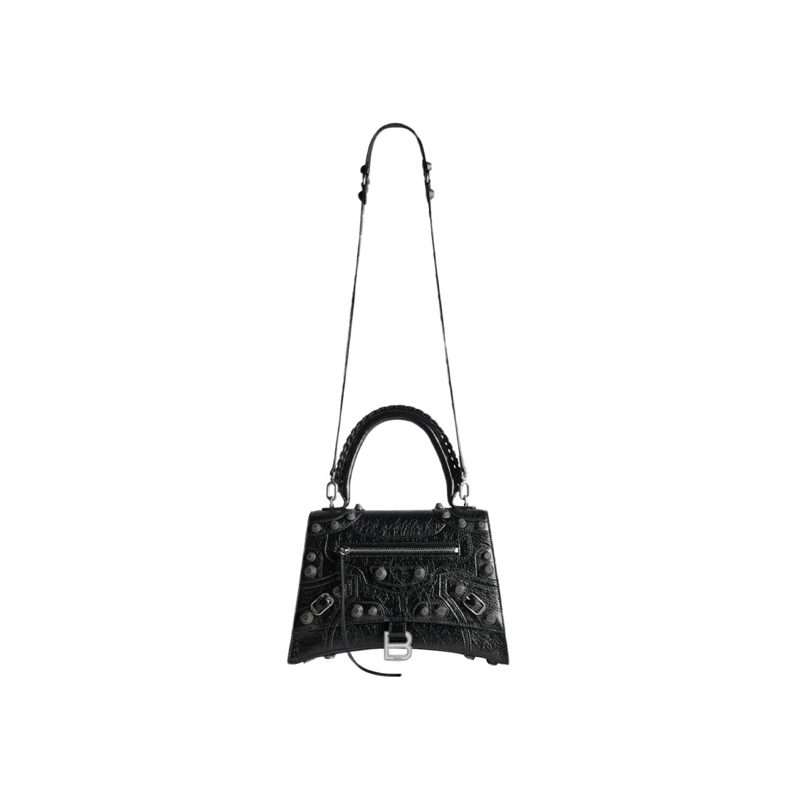 7815852AAY11000 Balenciaga X Hourglass Le Cagole Medium Handbag Black - #3
