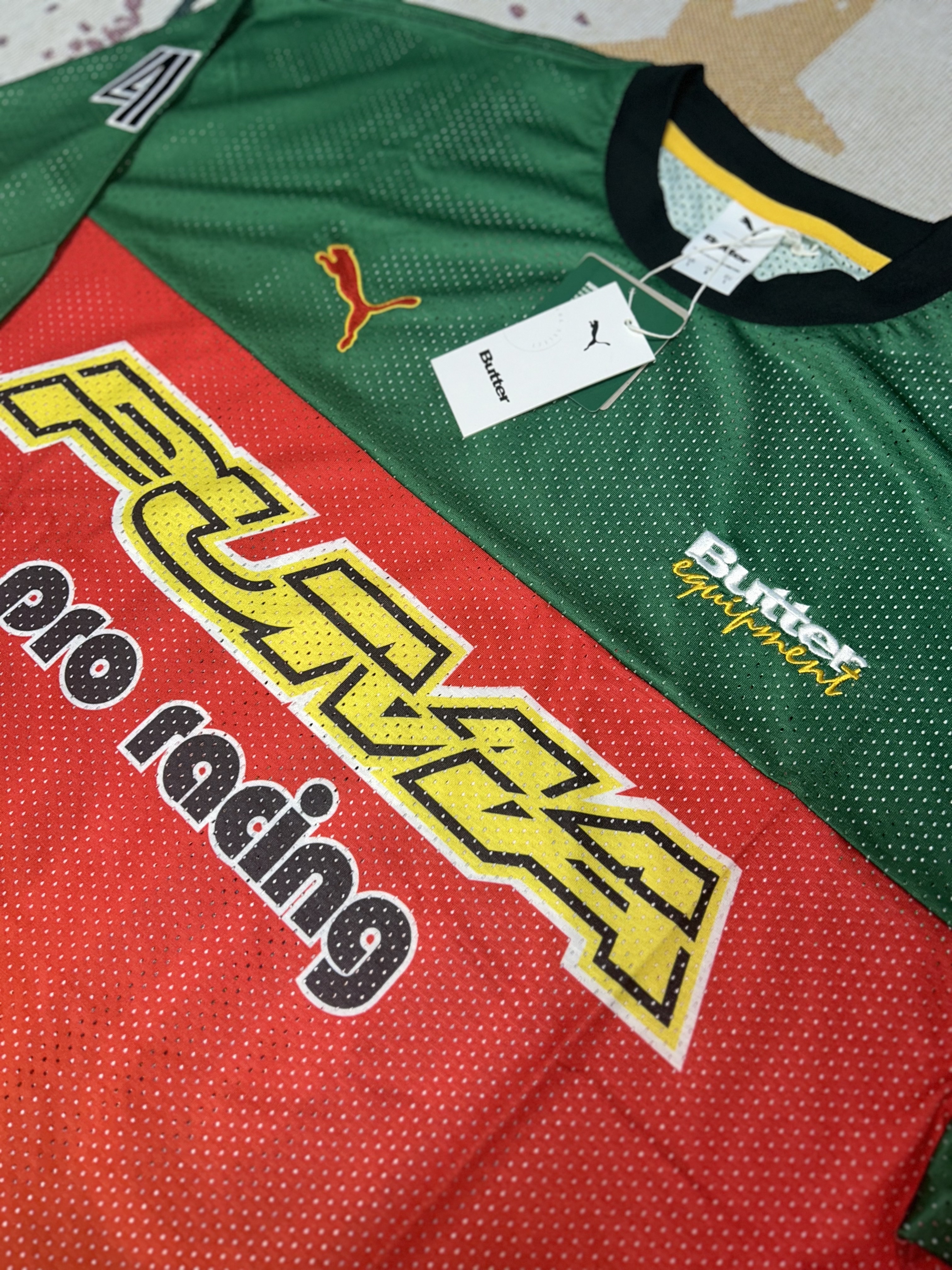 Puma x Butter Goods 15Year Jersey For All Time Red 착용 스타일 - 3