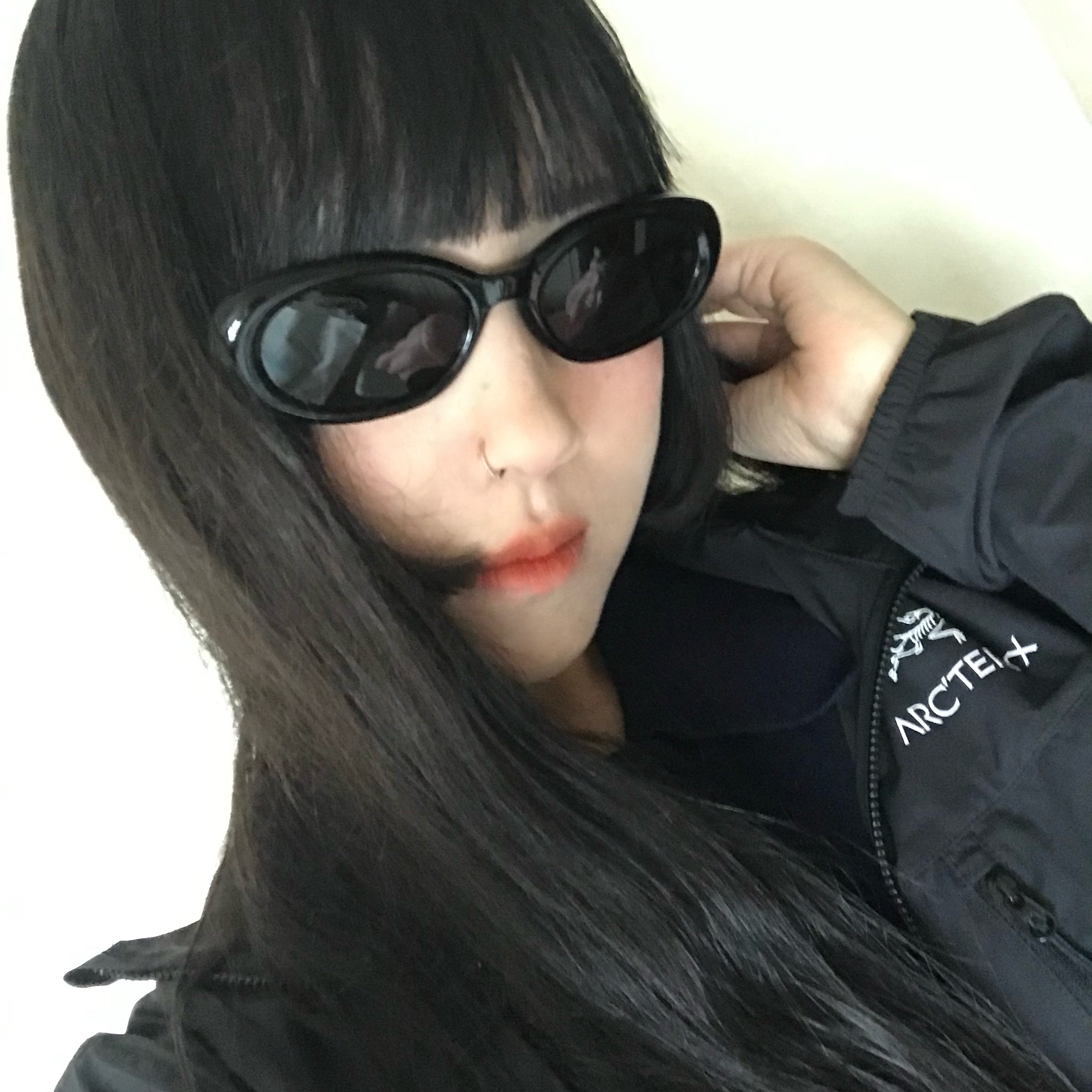 Arc'teryx Squamish Hoody Black 착용 스타일 - 2