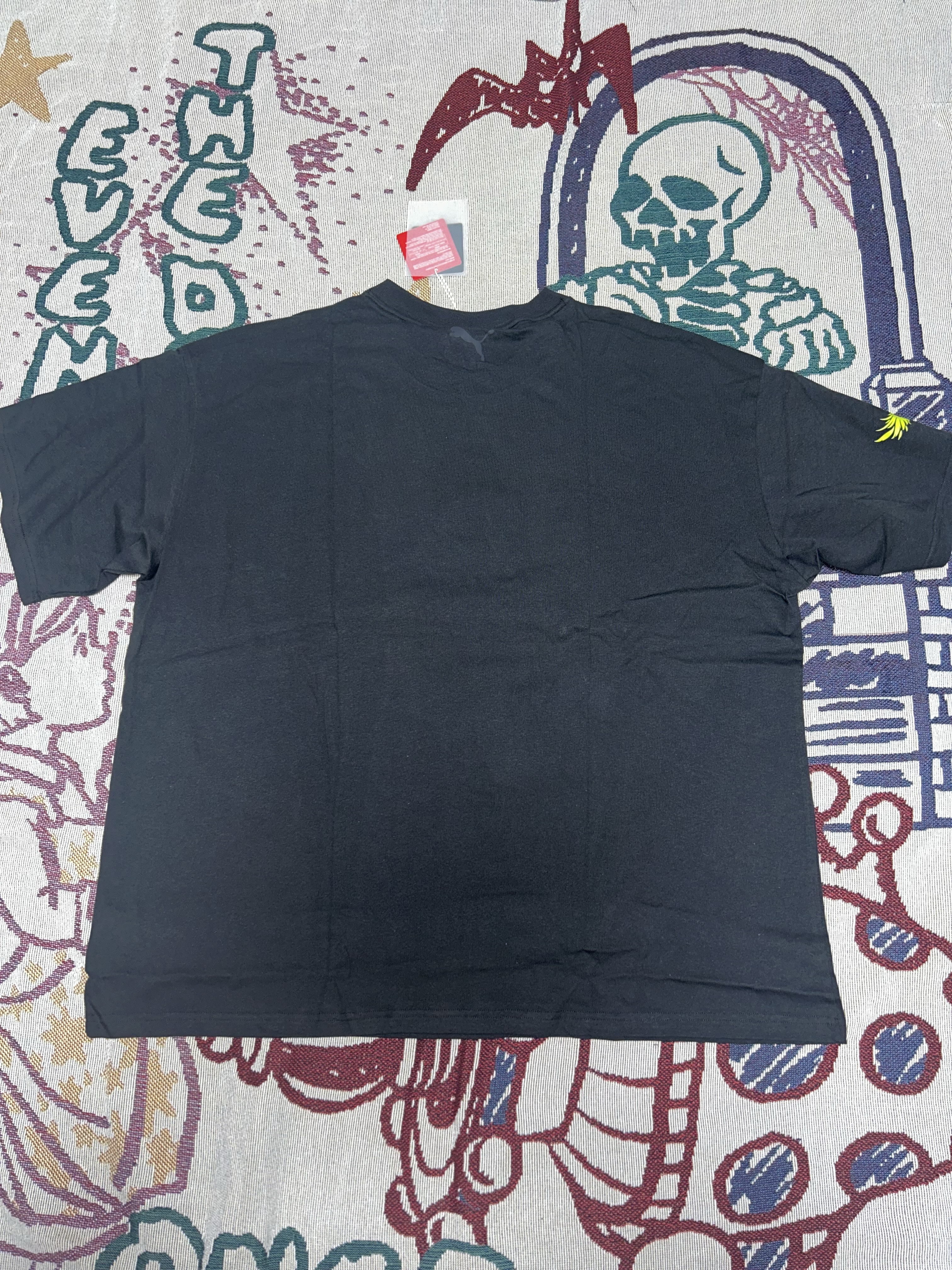 Puma x Melo Blue Hive Basketball T-shirts black 착용 스타일 - 4