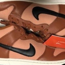 Nike Dunk Mid Amber Brown Dark Russet 착용 스타일