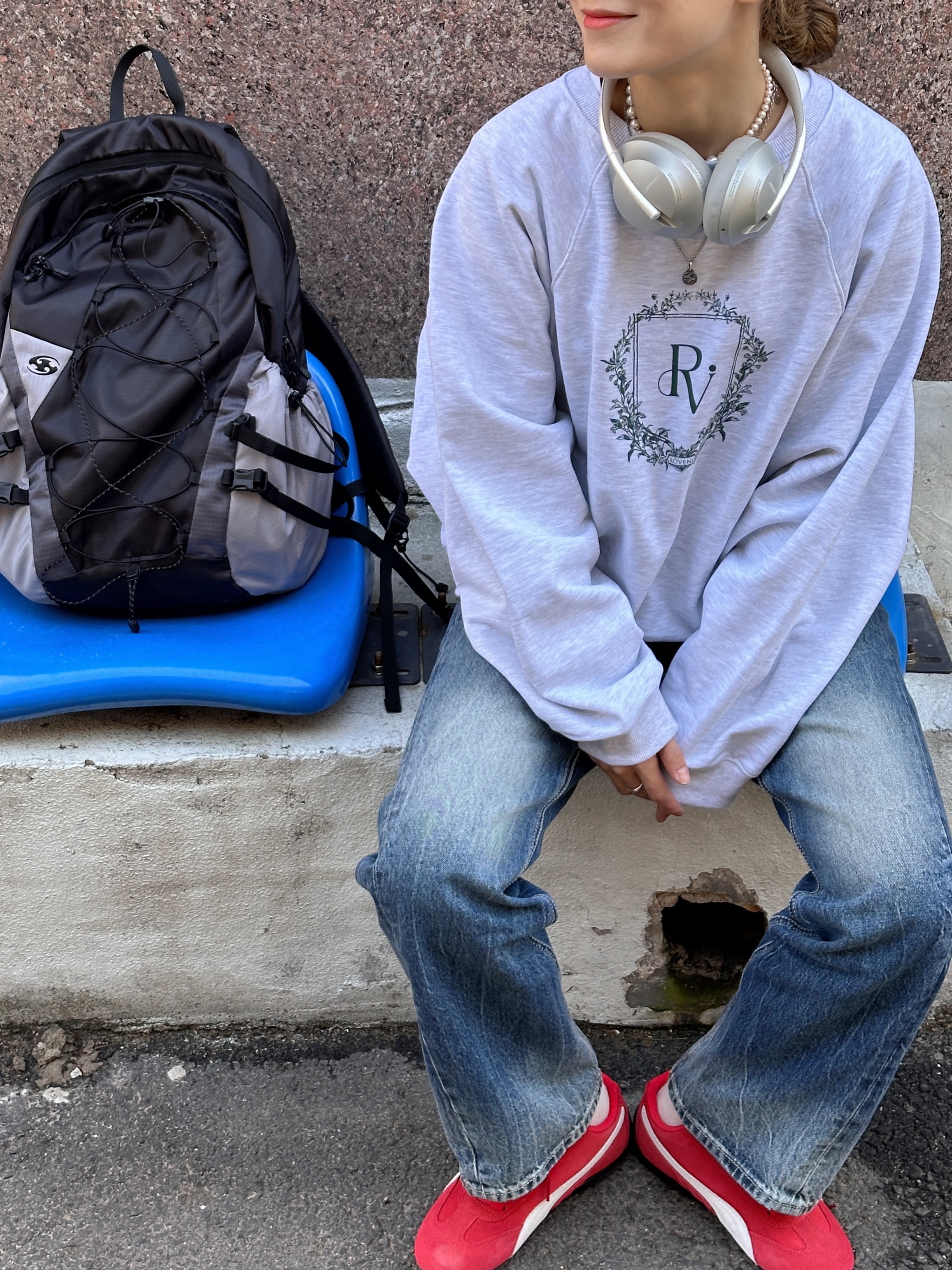 Puma Speedcat OG Sparco Ribbon Red White 착용 스타일 - 2