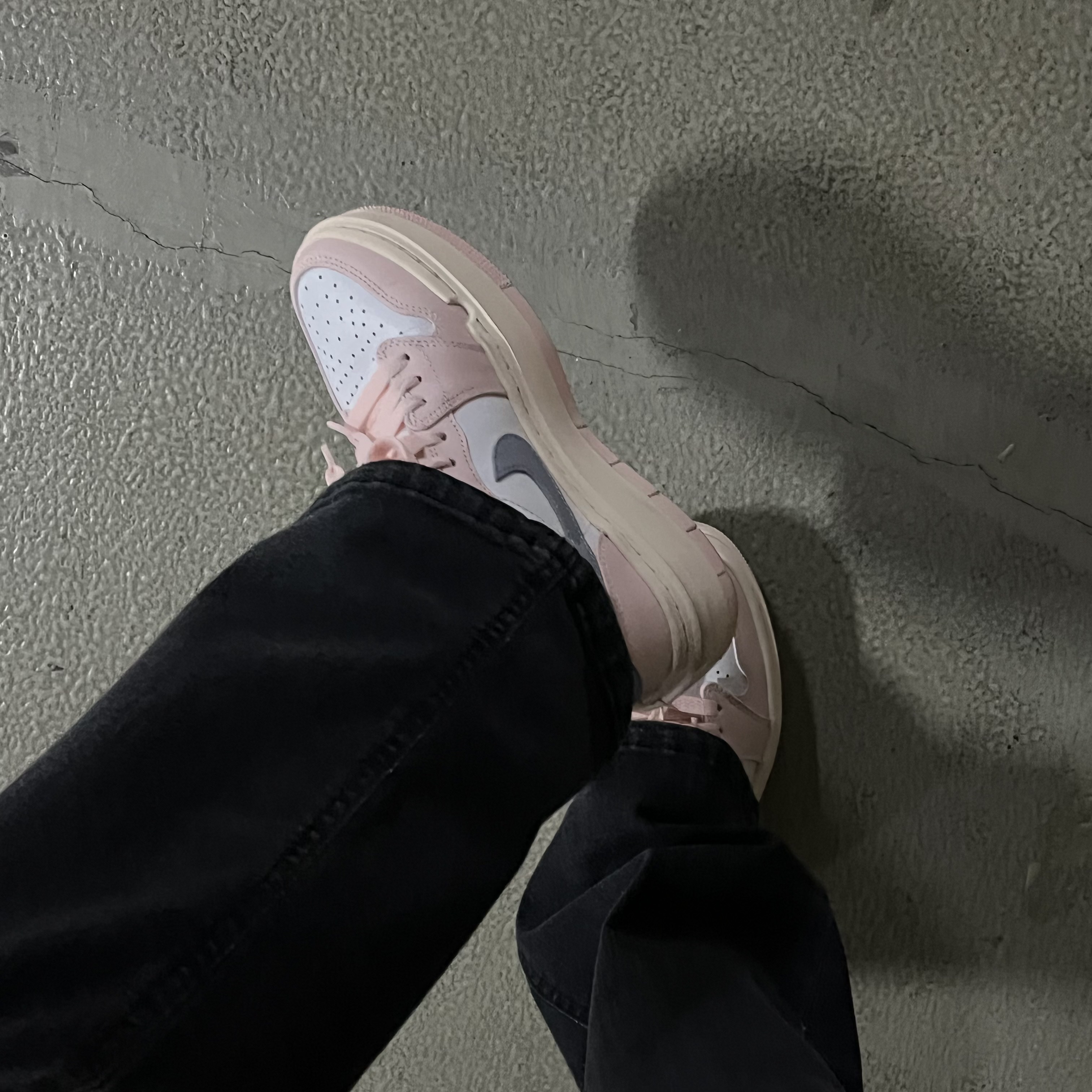 (W) Jordan 1 Elevate Low Atmosphere 착용 스타일 - 1
