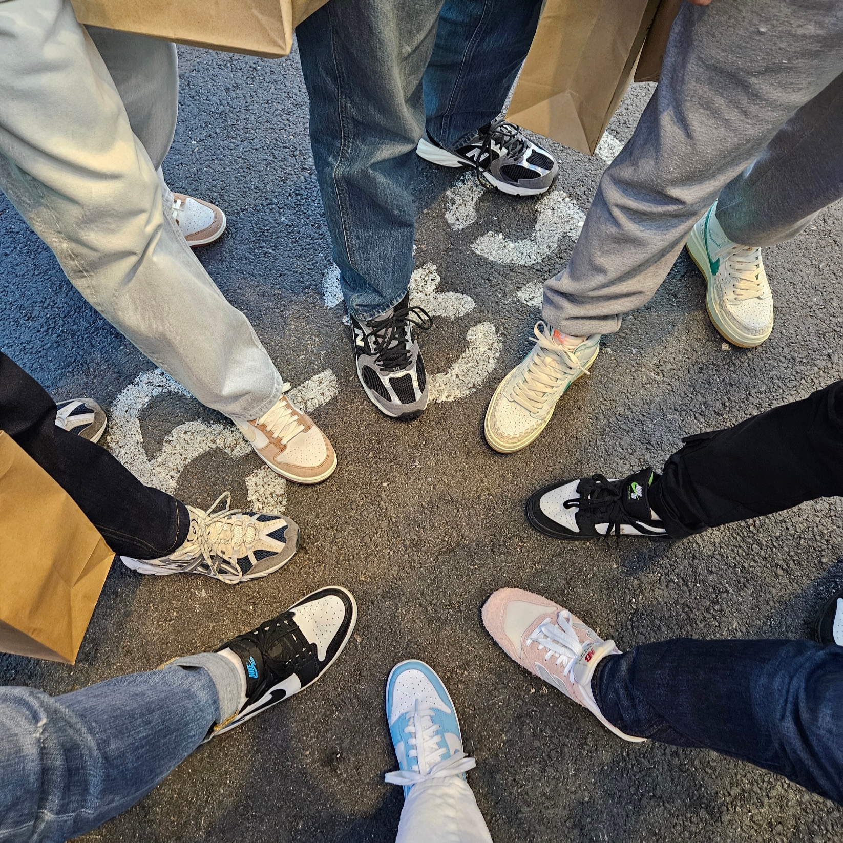 (W) Jordan 1 Low UNC University Blue 착용 스타일