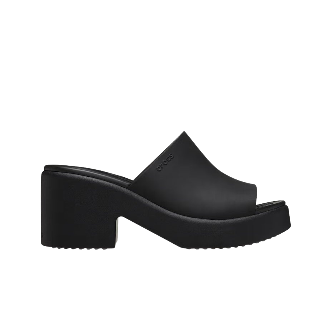(W) 크록스 브루클린 슬라이드 힐 블랙((W) Crocs Brooklyn Slide Heel Black) - 1