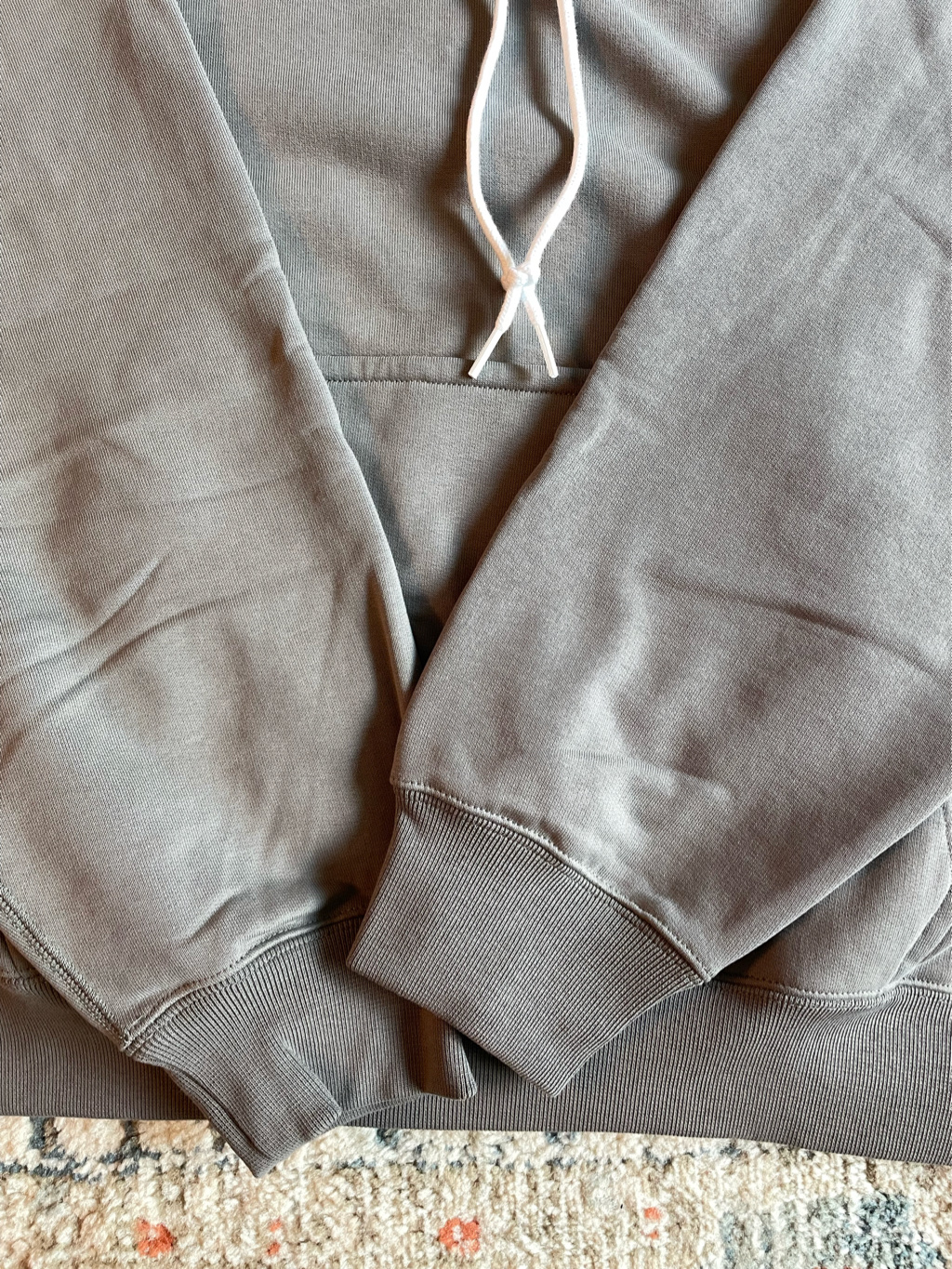 Nike Solo Swoosh French Terry Pullover Hoodie Flat Pewter - Asia 착용 스타일 - 3