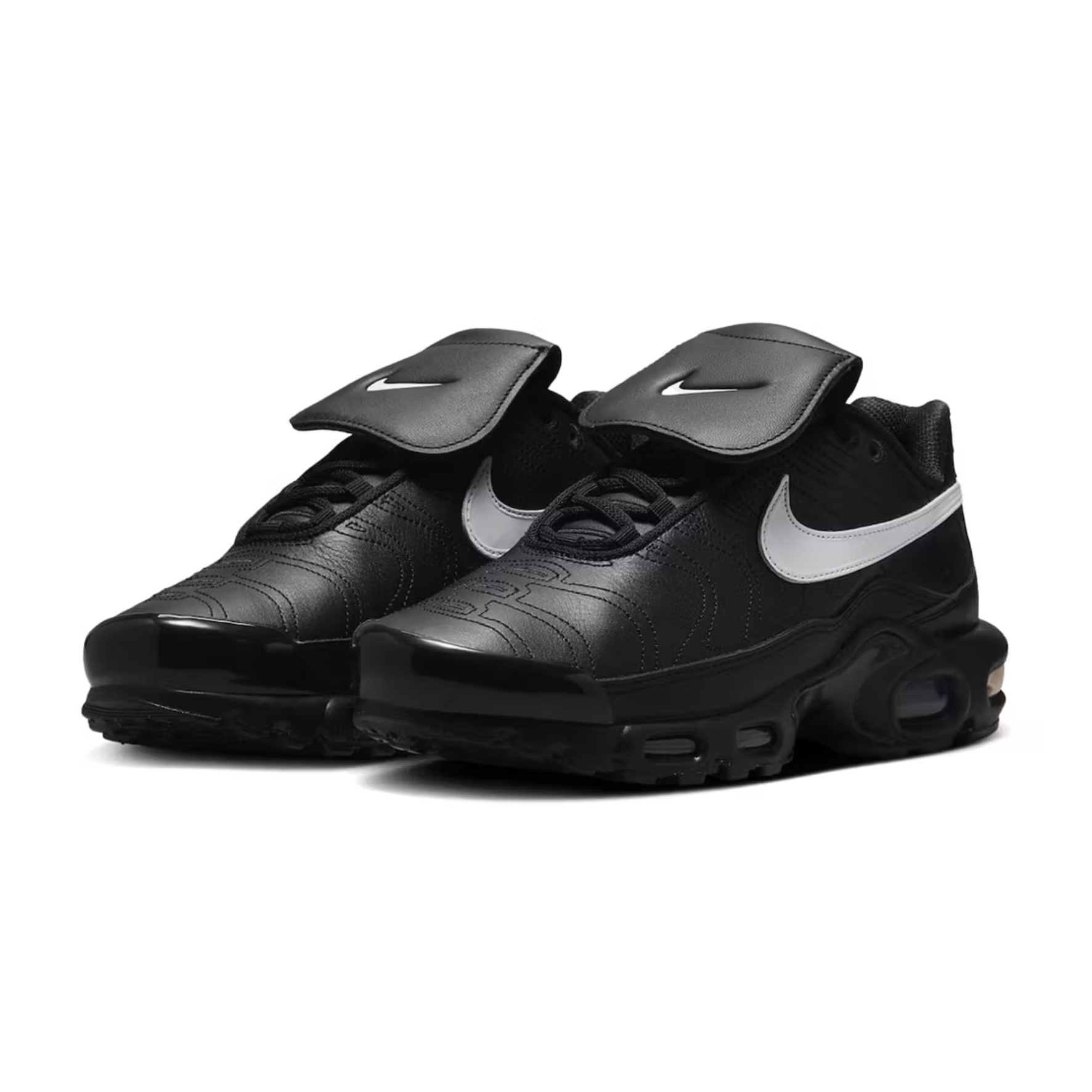 Nike Air Max Plus Triple Black, (GS) Nike Air Max Plus Triple Black 착용 스타일 - 2