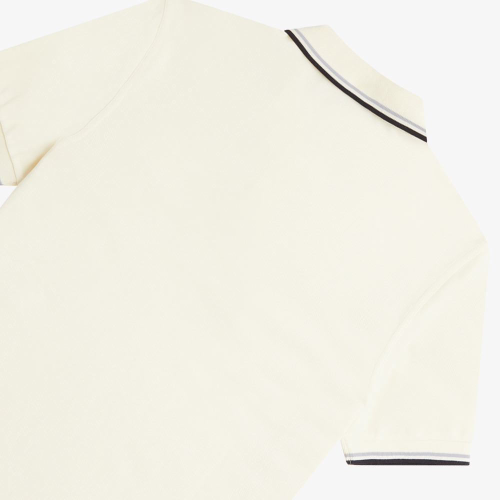 프레드페리 M3600 트윈 팁 프레드페리 셔츠 에크루/라임스톤/블랙(Fred Perry M3600 Twin Tipped Fred Perry Shirt Ecru/Limestone/Black) - 4