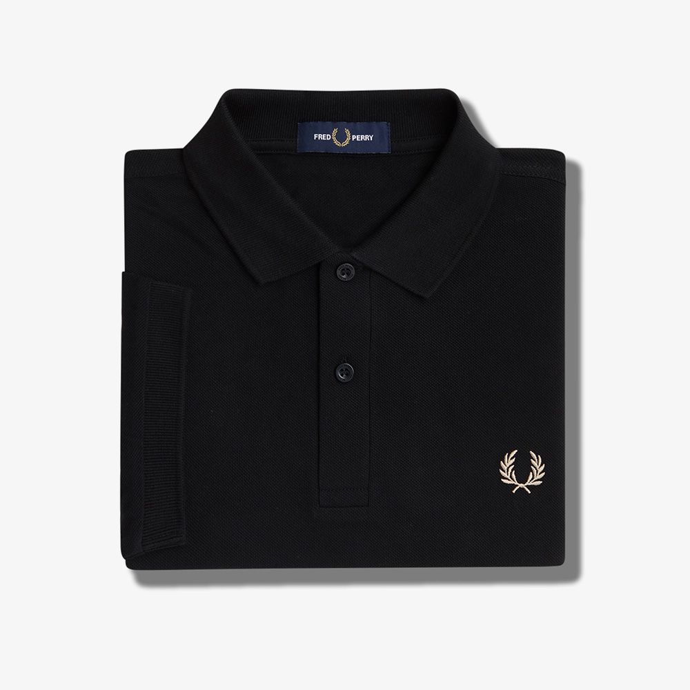 프레드페리 M6000 플레인 프레드페리 셔츠 블랙/웜스톤(Fred Perry M6000 Plain Fred Perry Shirt Black/Warm Stone) - 5