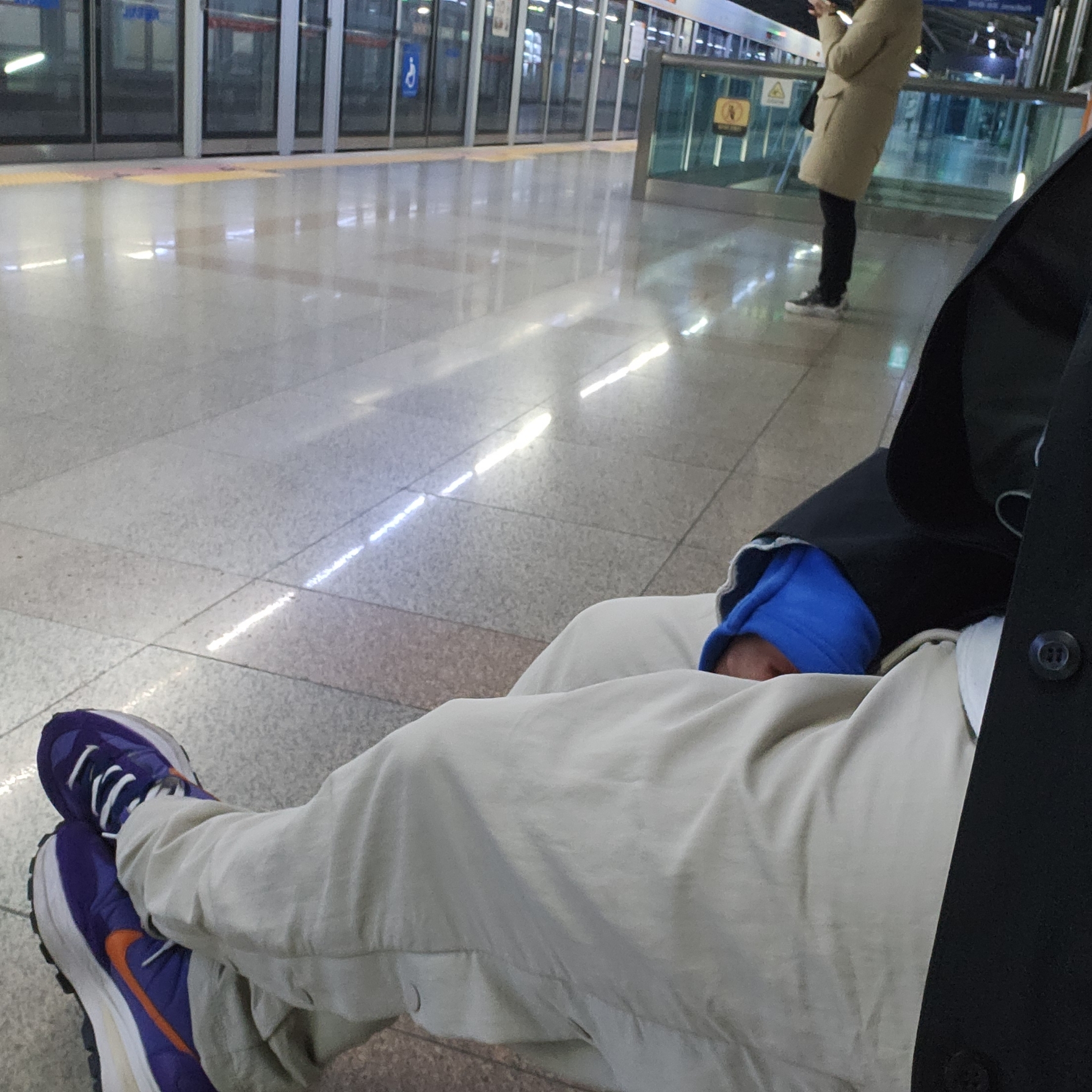 Nike x Fear of God Warm Up Pants String 착용 스타일 - 1
