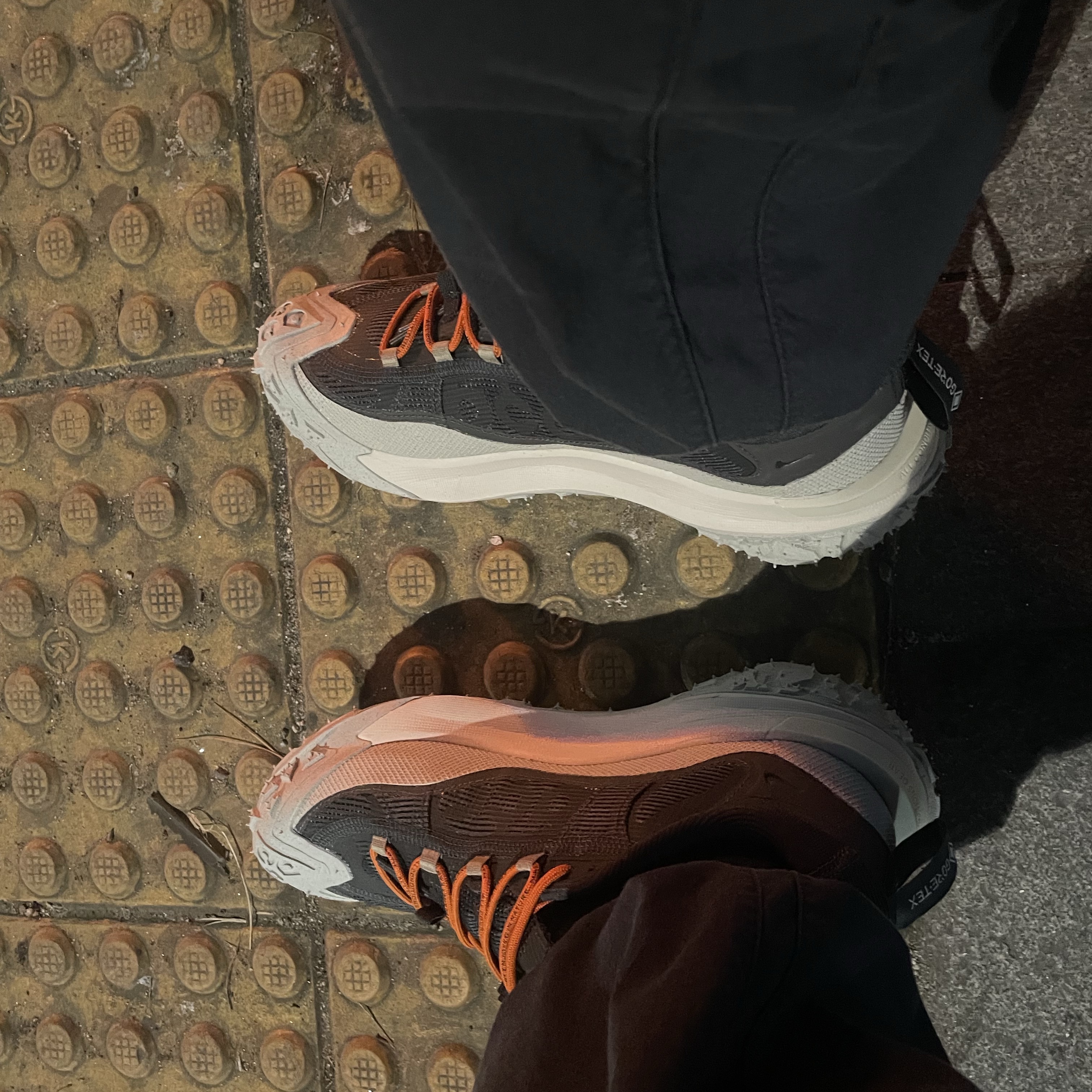 Nike ACG Mountain Fly Low Gore-Tex Dark Smoke Grey 착용 스타일 - 2
