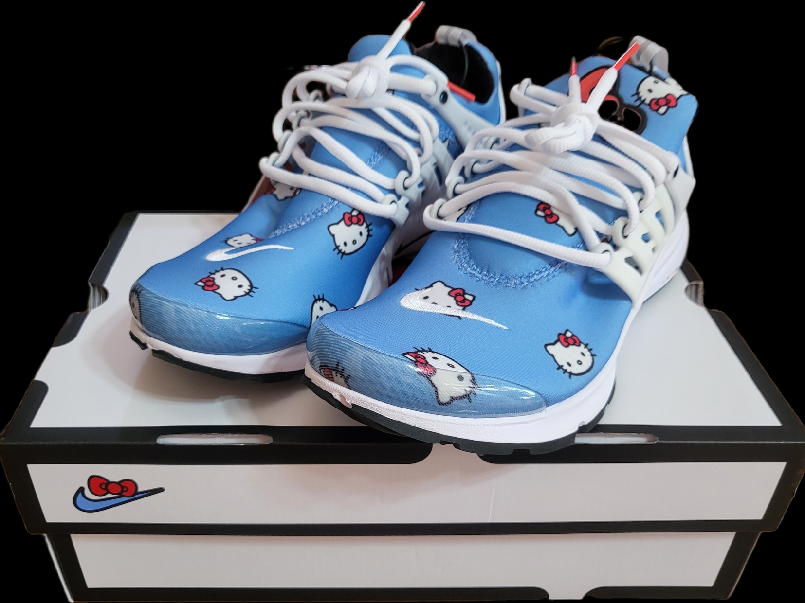 (TD) Nike x Hello Kitty Air Presto University Blue 착용 스타일 - 4
