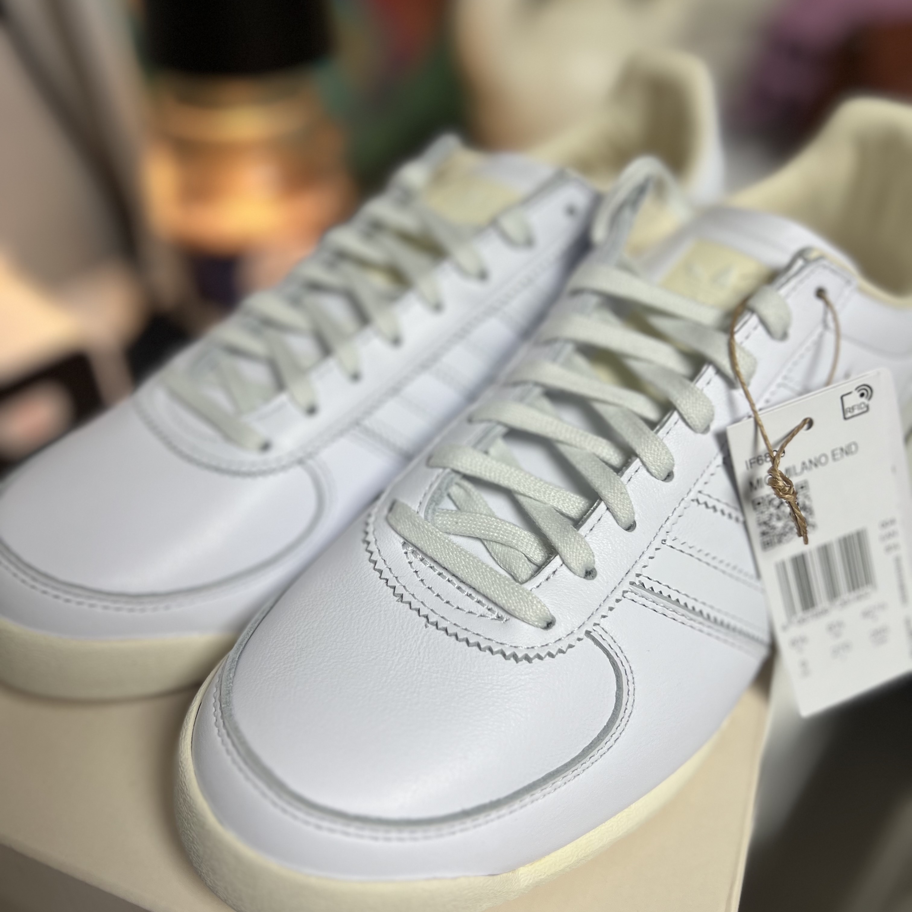 Adidas x END. Milano Made in Germany White Cream 착용 스타일 - 1