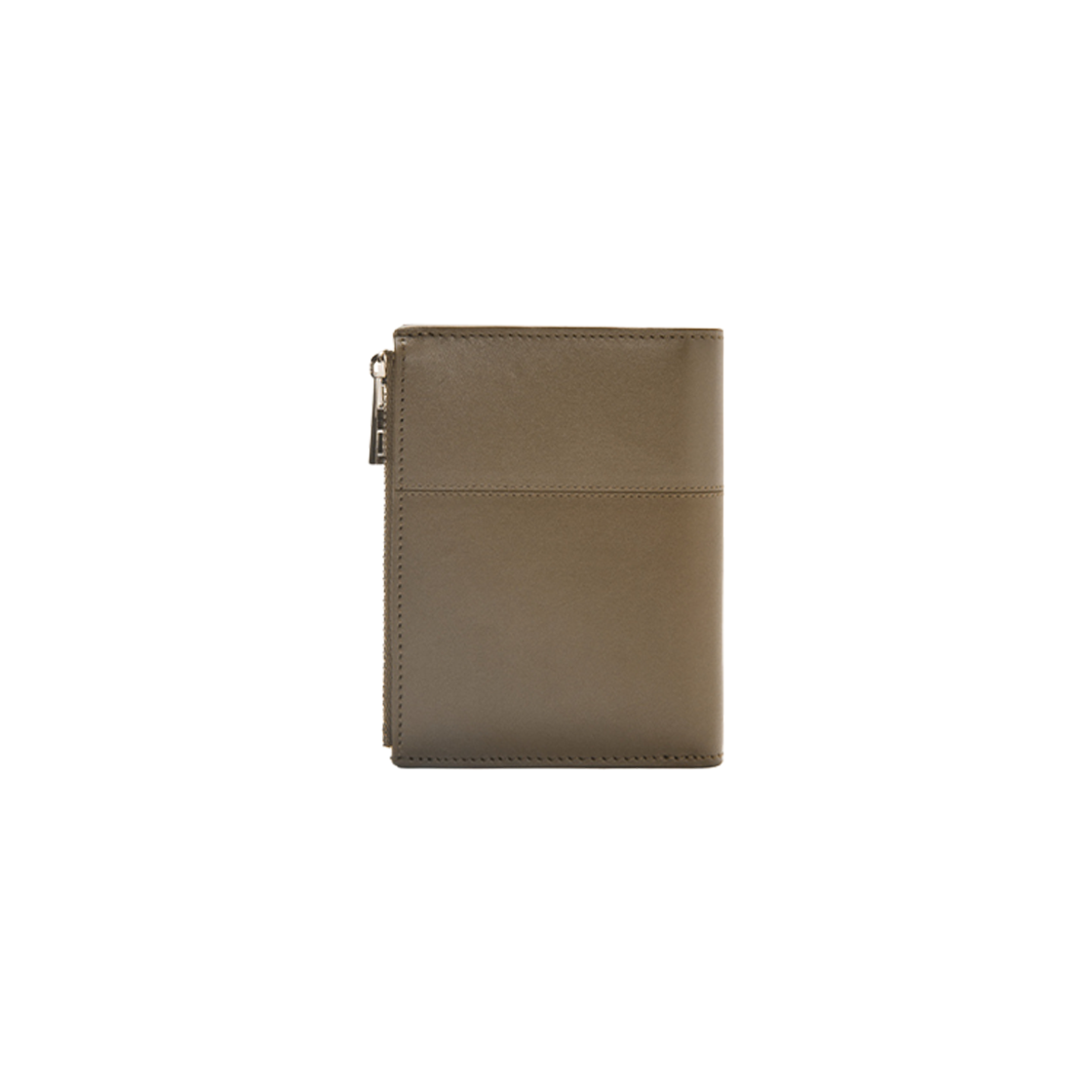 Loewe Slim Compact Wallet in Shiny Calfskin Dark Khaki Green Khaki Green 상세 이미지 2