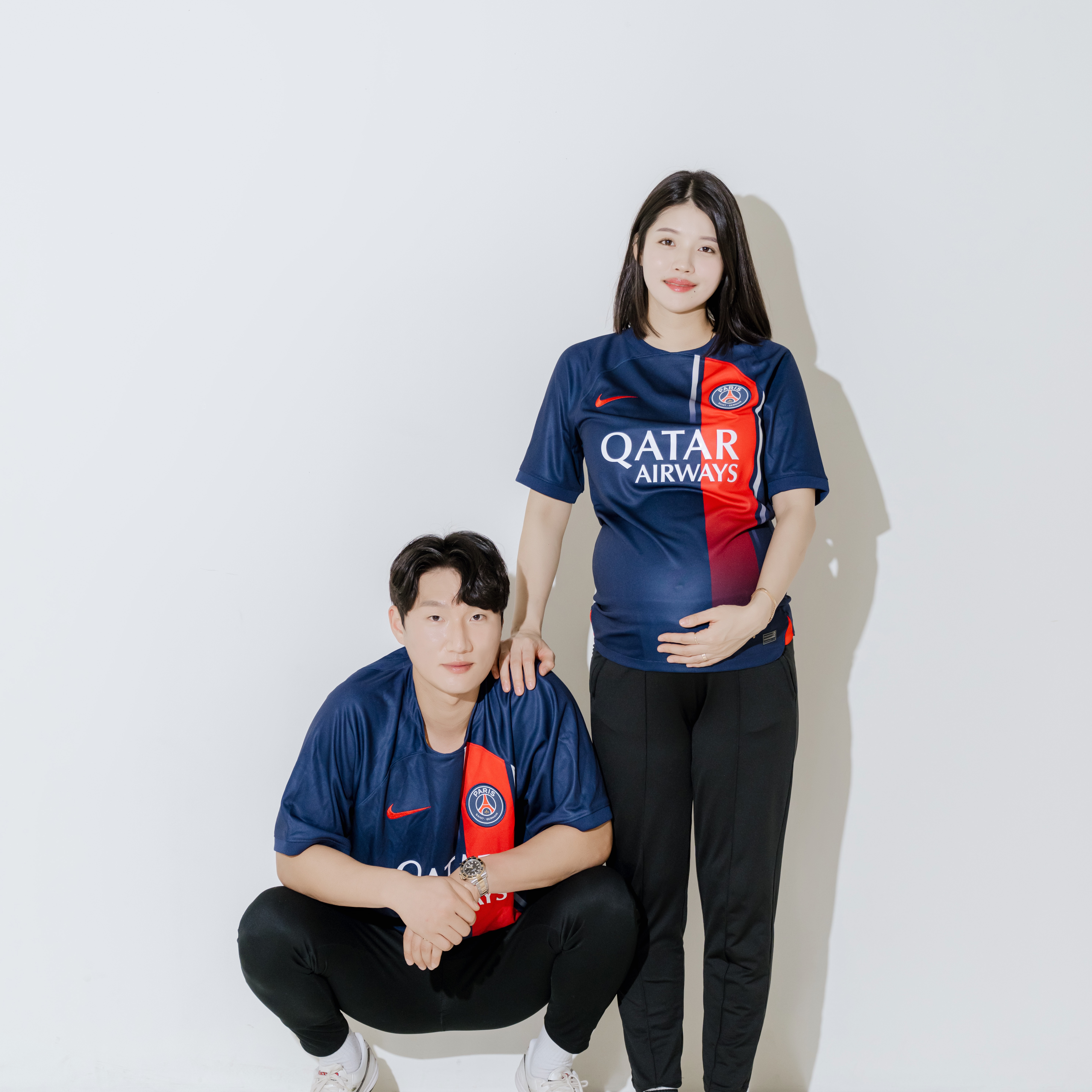Nike Paris Saint-Germain 2023/24 Dri-Fit Stadium Home Jersey Midnight Navy (Non Marking Ver.), Rolex Submariner Date 41mm 126613LN Black Oyster 착용 스타일 - 4