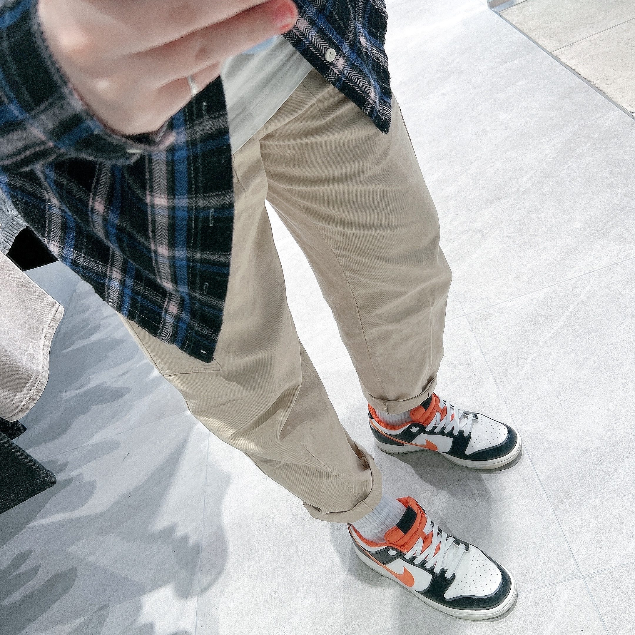 (GS) Nike Dunk Low PRM Halloween 착용 스타일 - 1