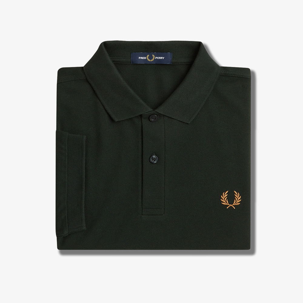 프레드페리 M6000 플레인 프레드페리 셔츠 나이트그린/러스트(Fred Perry M6000 Plain Fred Perry Shirt Night Green/Light Rust) - 5
