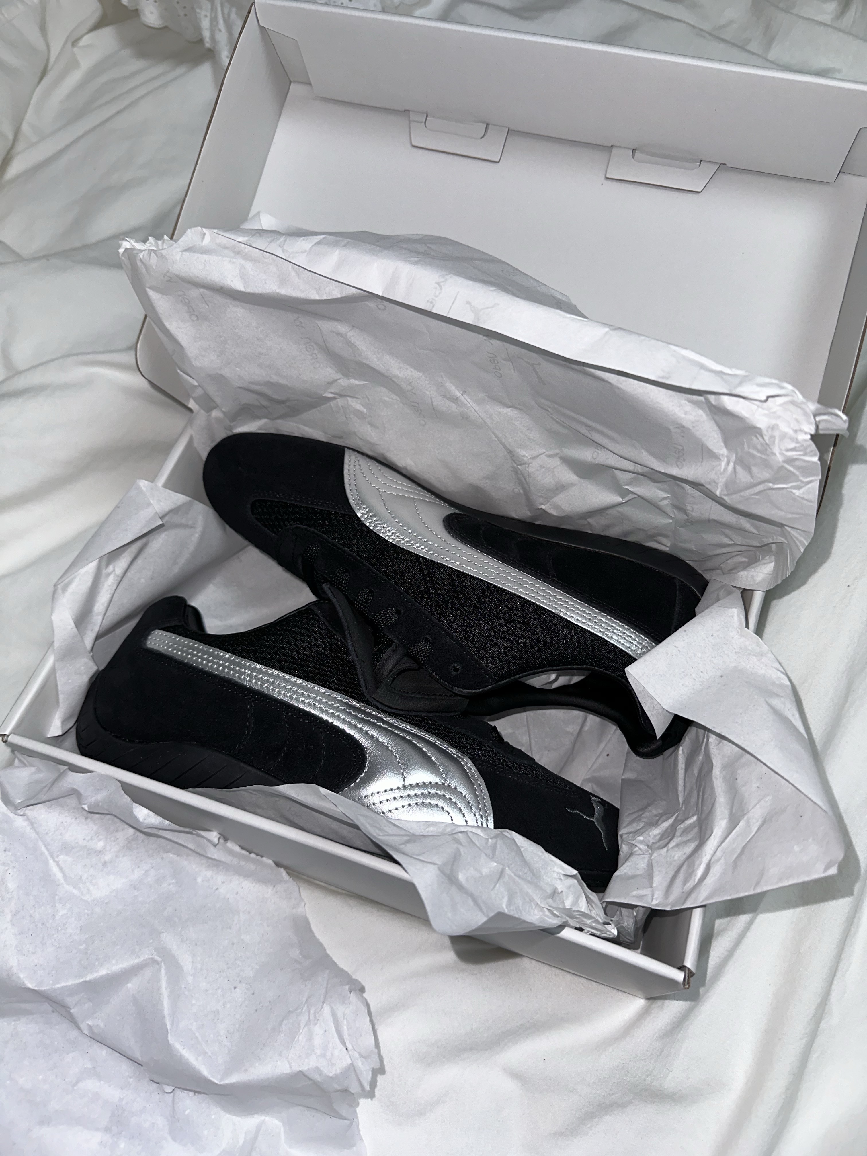 Puma x Open Yy Speedcat Black Shadow Gray 착용 스타일