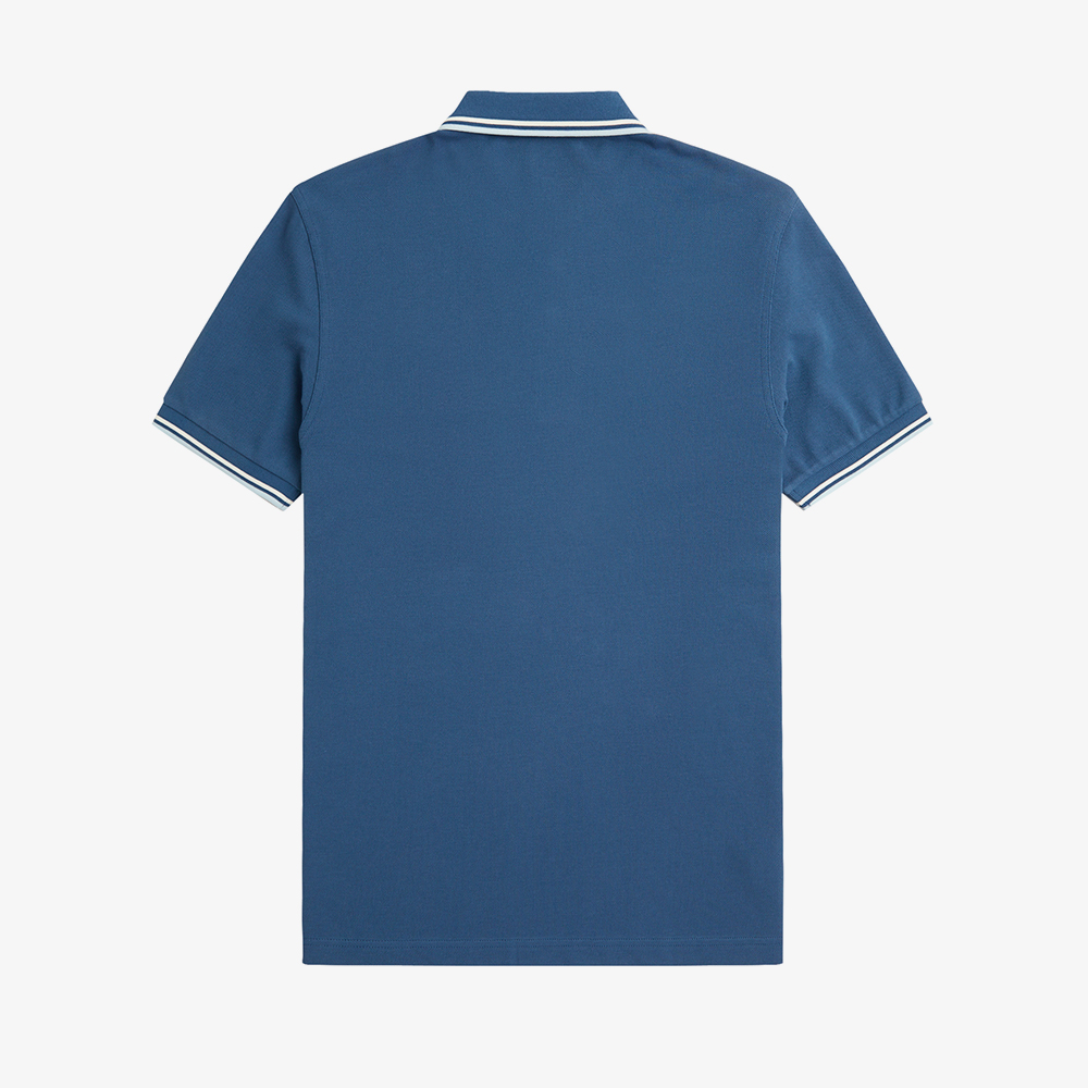 프레드페리 M3600 트윈 팁 프레드페리 셔츠 미드나잇블루/에크루/라이트아이스(Fred Perry M3600 Twin Tipped Fred Perry Shirt Midnight Blue/Ecru/Light Ice) - 2