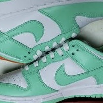(W) Nike Dunk Low Green Glow 착용 스타일