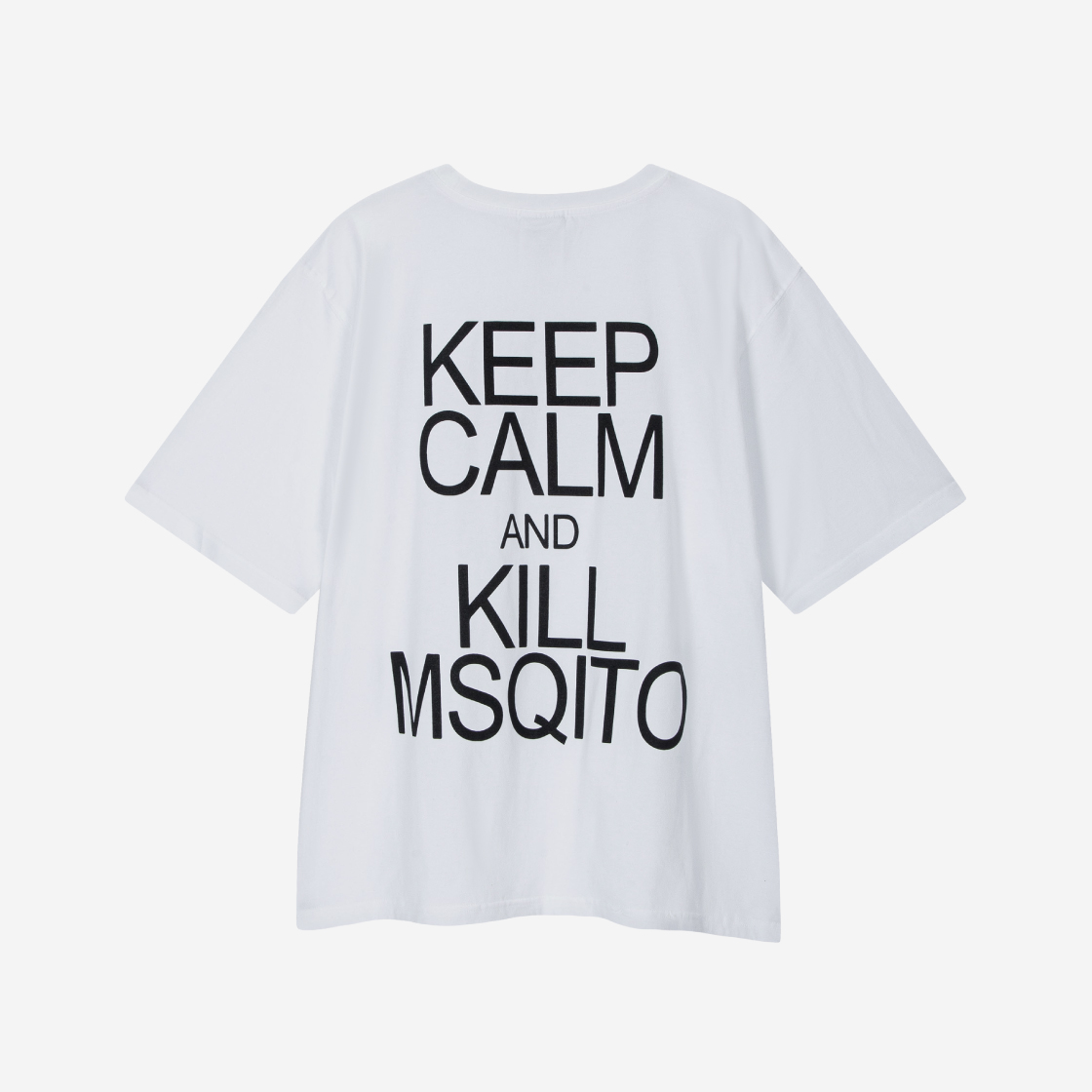 모스키토 머더러스 엠,엠 킵 캄 앤 킬 모스키토 티셔츠 화이트(Mosquito Murderers M,M Keep Calm And Kill Msqito T-Shirt White) - 2