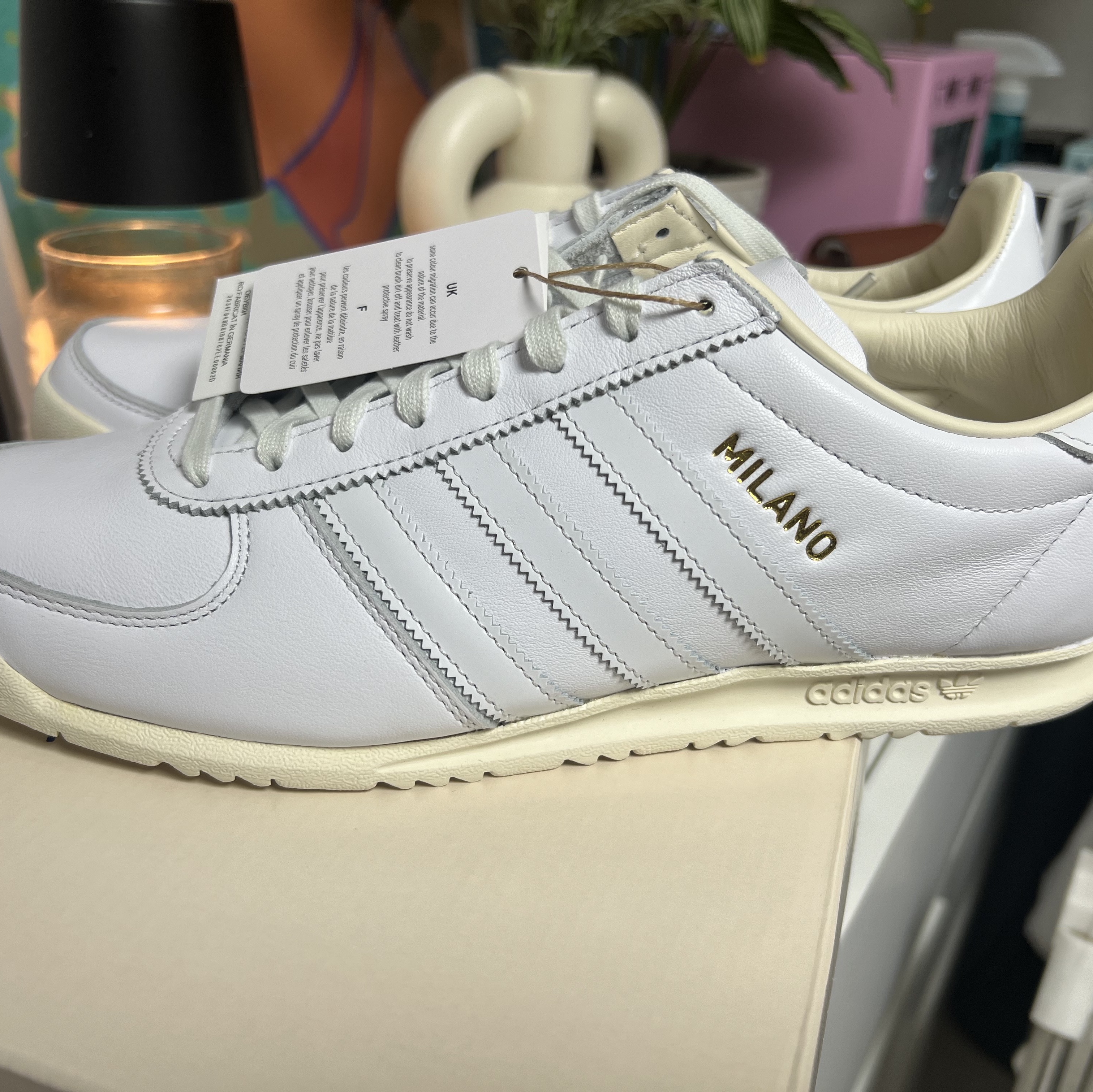 Adidas x END. Milano Made in Germany White Cream 착용 스타일 - 2