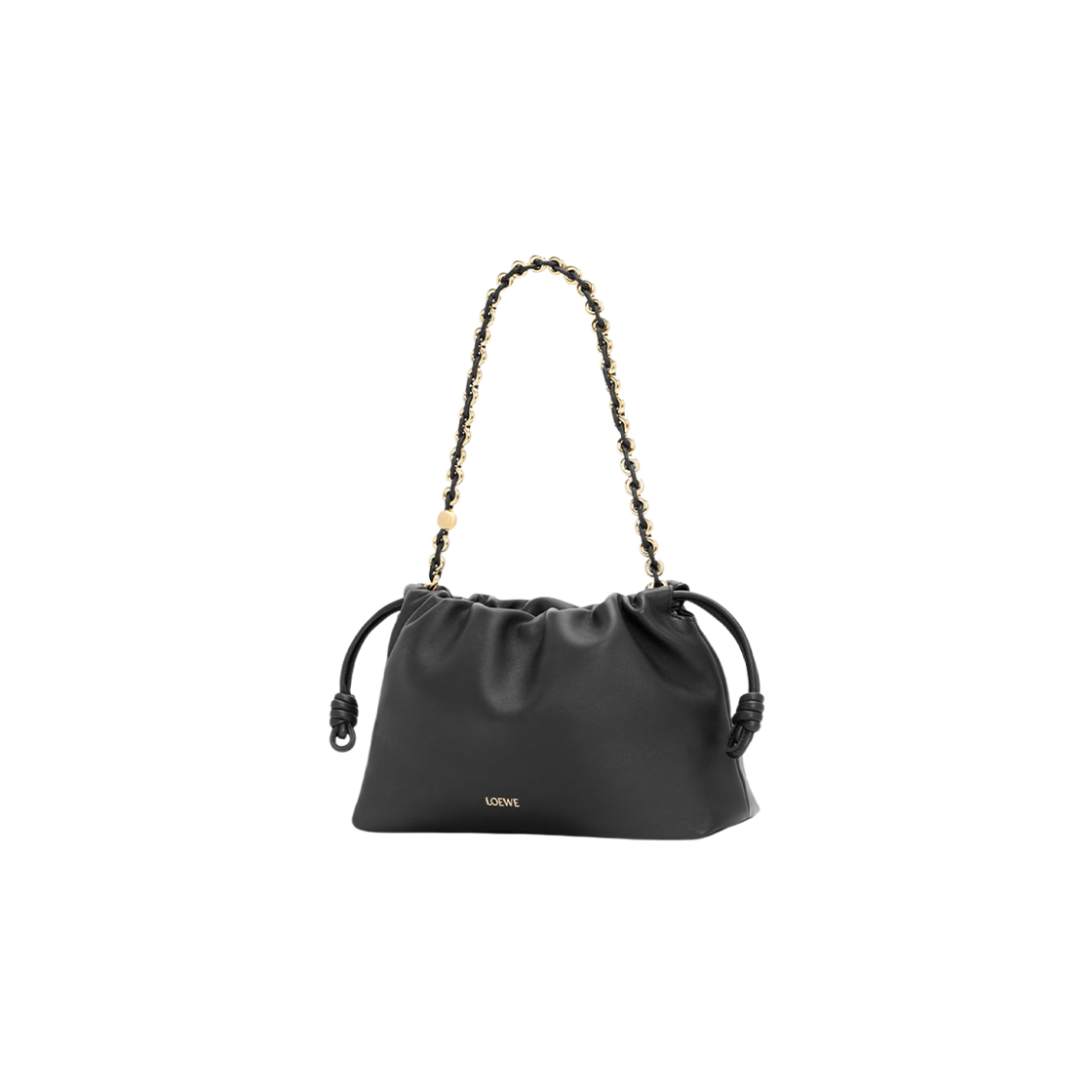 Loewe Medium Flamenco Purse Bag In Mellow Nappa Lambskin Black 상세 이미지 3