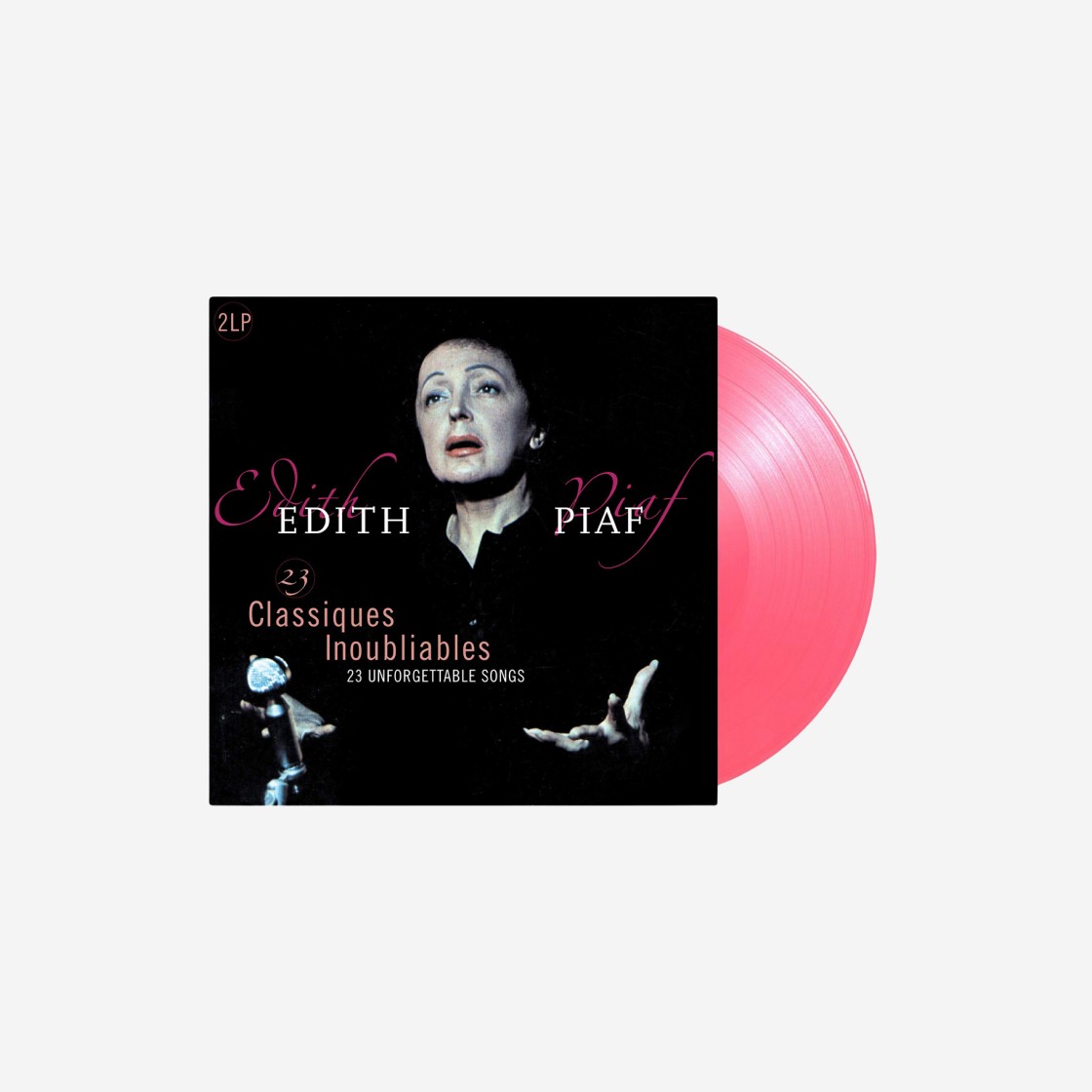 Edith Piaf Best Collection Edith Piaf 23 Unforgettable Classics Pink (2LP) 상세 이미지 1