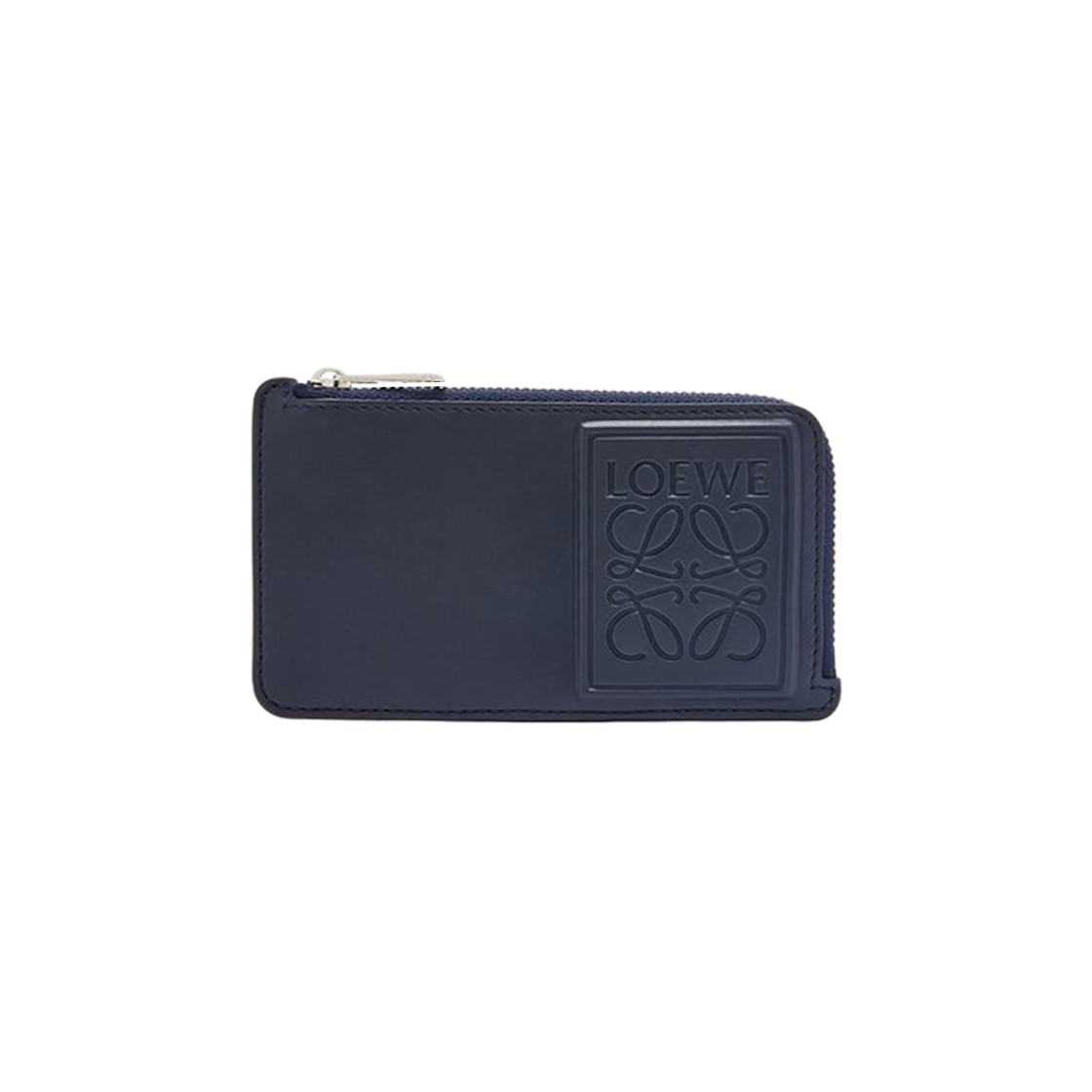 Loewe Coin Card Holder In Satin Calfskin Deep Navy 상세 이미지 1