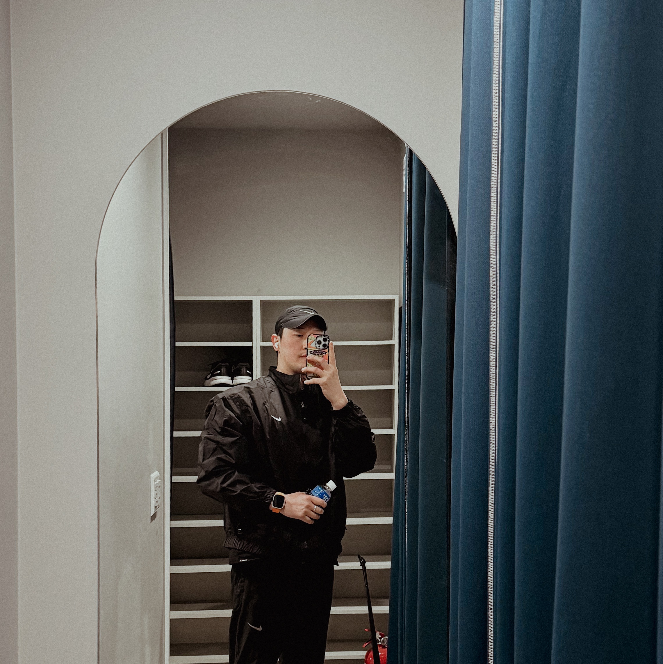 Nike NRG Solo Swoosh Woven Track Jacket Black - Asia 착용 스타일