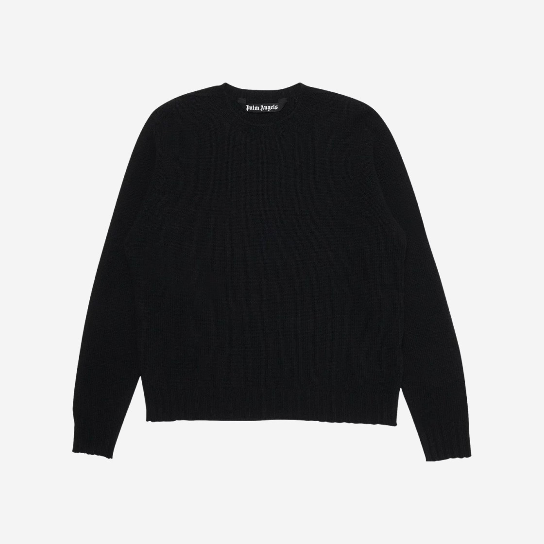 Palm Angels Curved Logo Sweater Black 상세 이미지 2