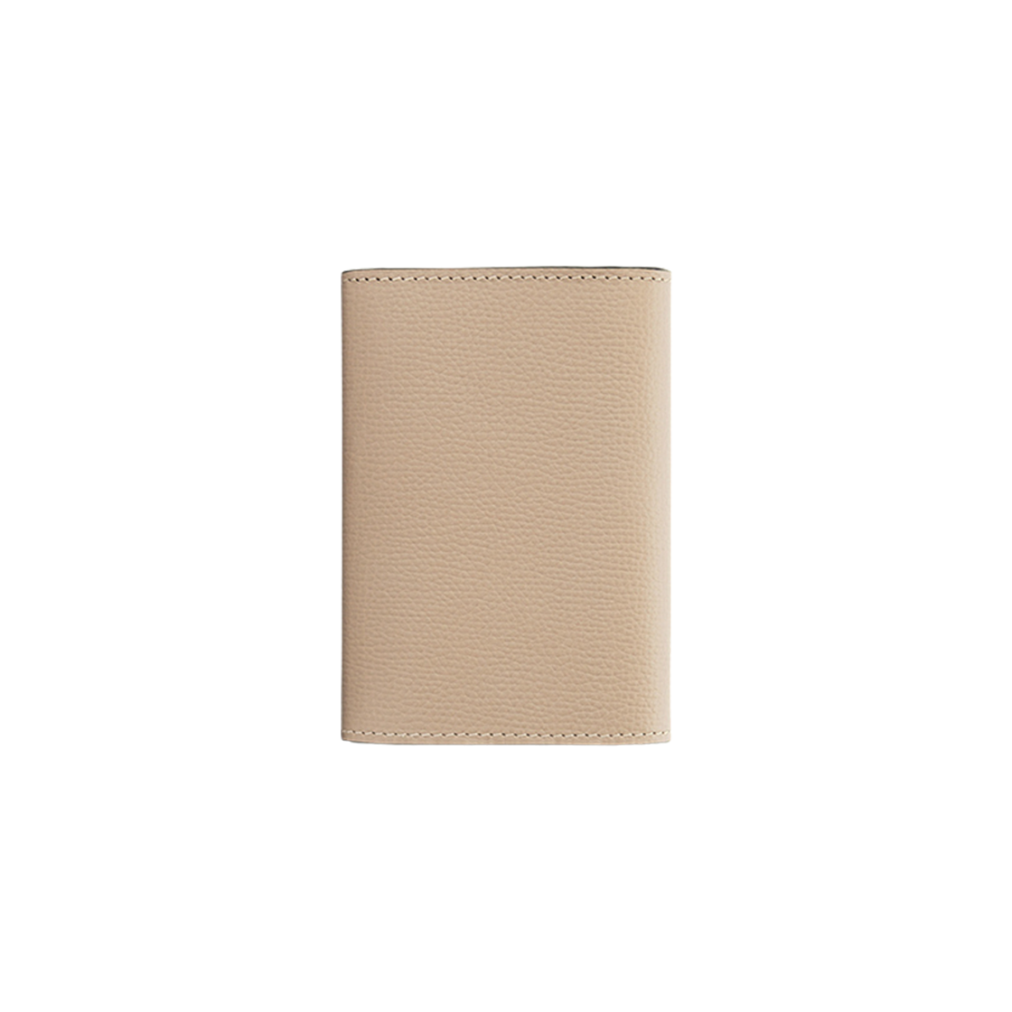 Loewe Anagram Small Vertical Wallet in Pebble Grain Calfskin Sand 상세 이미지 2