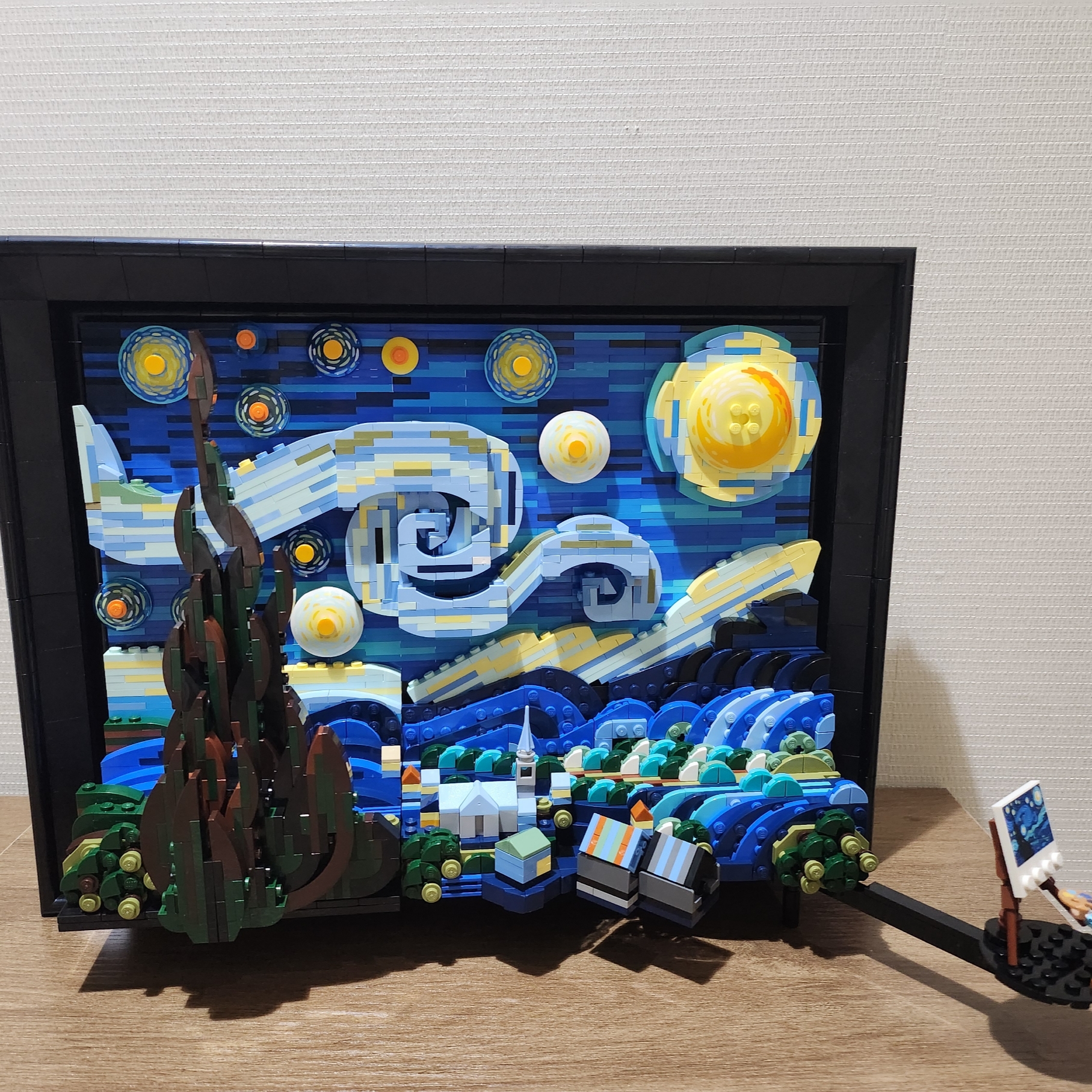 Lego Vincent Van Gogh The Starry Night 착용 스타일