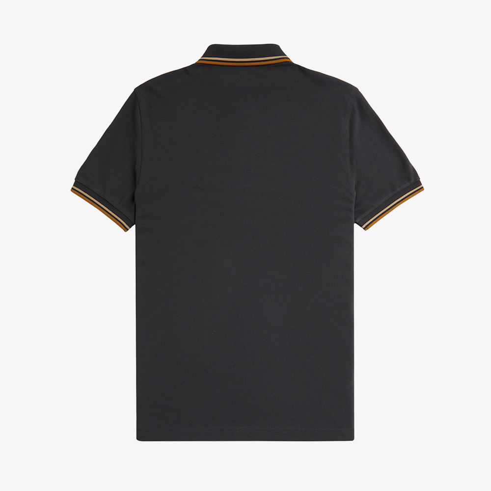 프레드페리 M3600 트윈 팁 프레드페리 셔츠 앵커그레이/웜스톤/다크카라멜(Fred Perry M3600 Twin Tipped Fred Perry Shirt Anchor Grey/Warm Stone/Dark Caramel) - 2