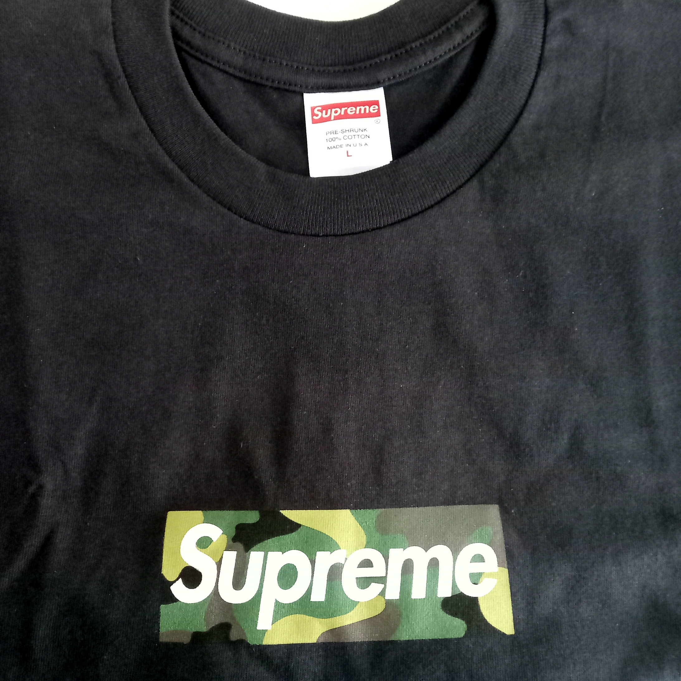 Supreme Box Logo T-Shirt Black - 23FW, Supreme x The North Face Split 6-Panel Black - 24SS 착용 스타일 - 4