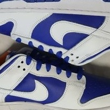Nike Dunk Low Retro Racer Blue and White 착용 스타일