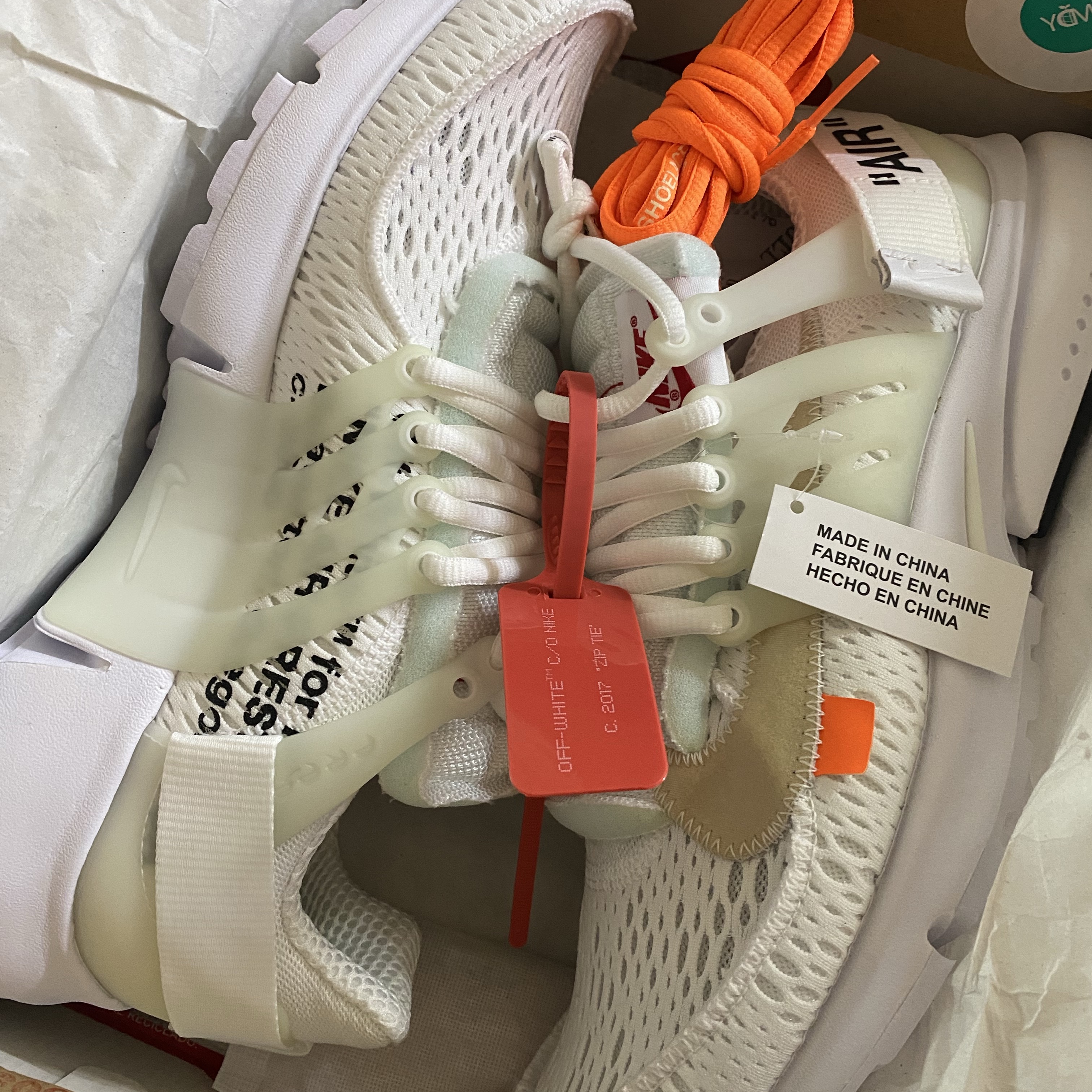 Nike x Off-White Air Presto White 착용 스타일