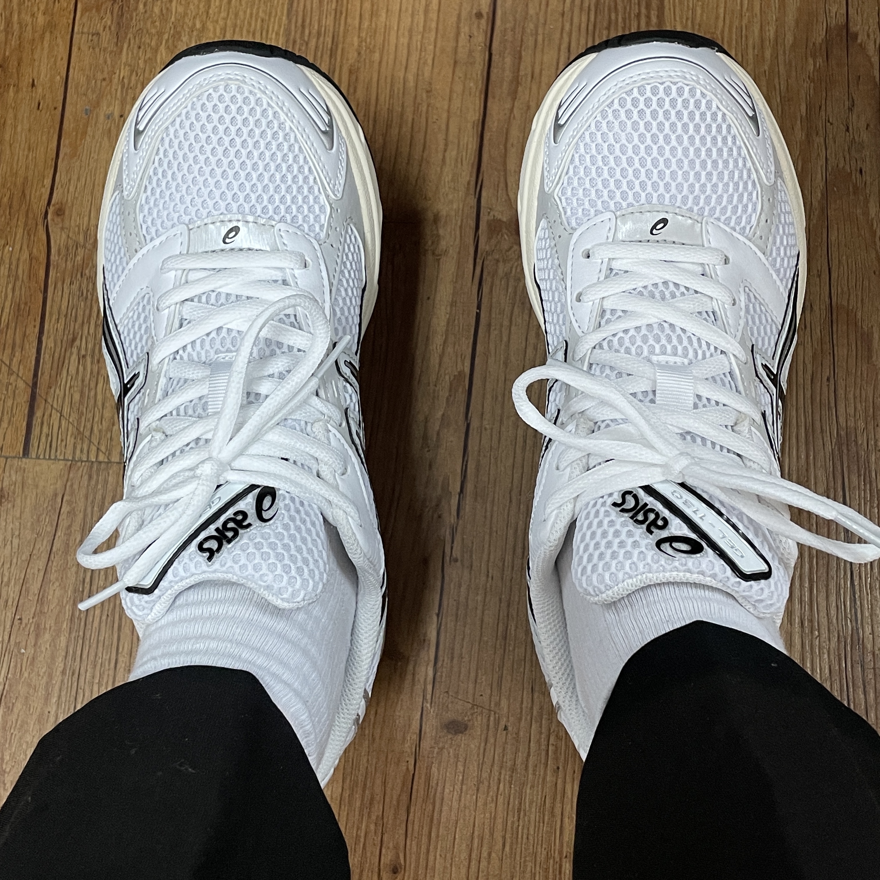 Asics Gel-1130 White Cloud Grey 착용 스타일 - 1