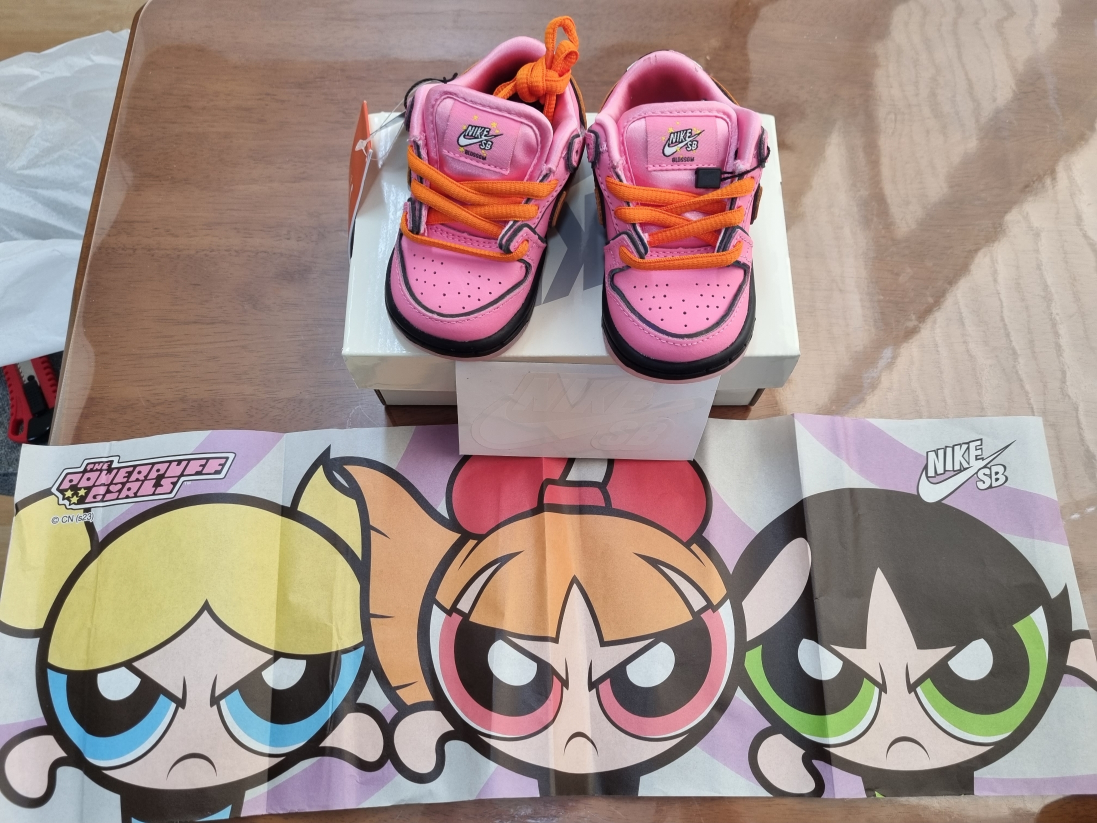 (TD) Nike x The Powerpuff Girls SB Dunk Low Pro QS Blossom 착용 스타일