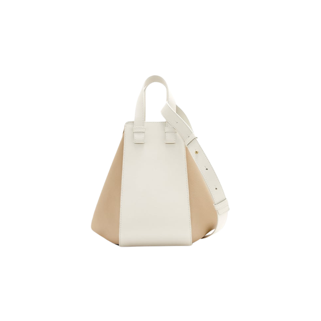 Loewe Small Hammock Bag In Classic Calfskin Soft White Paper Craft 상세 이미지 3